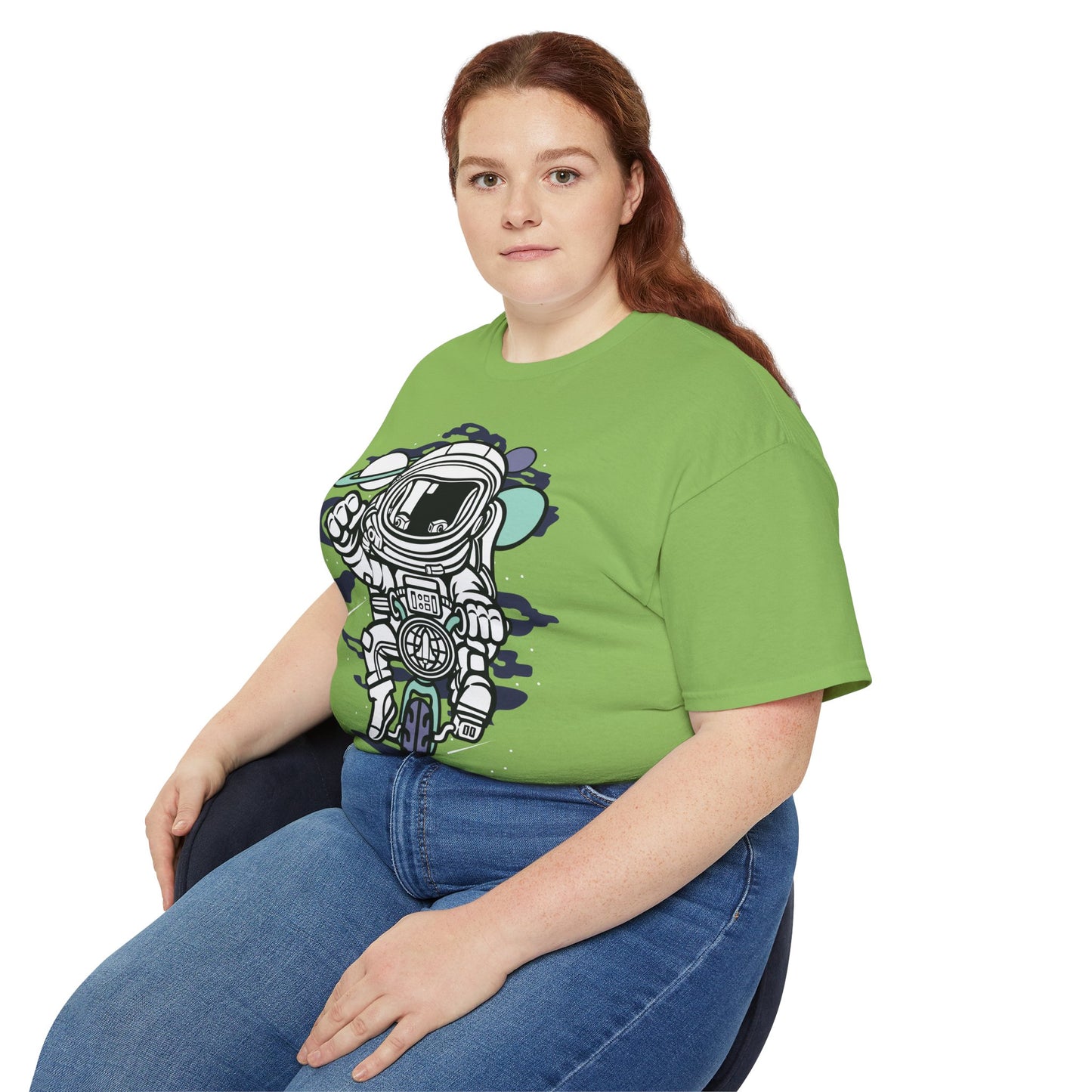 Astronaut Tee Shirt, Astronaut Graphic T‑Shirt, Cartoon Graphic T-Shirt, Art Design Shirt, Cosmos Tee Shirts 6