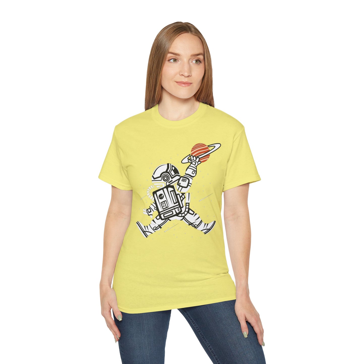 Astronaut Tee Shirt, Astronaut Graphic T‑Shirt, Cartoon Graphic T-Shirt, Art Design Shirt, Cosmos Tee Shirts 3