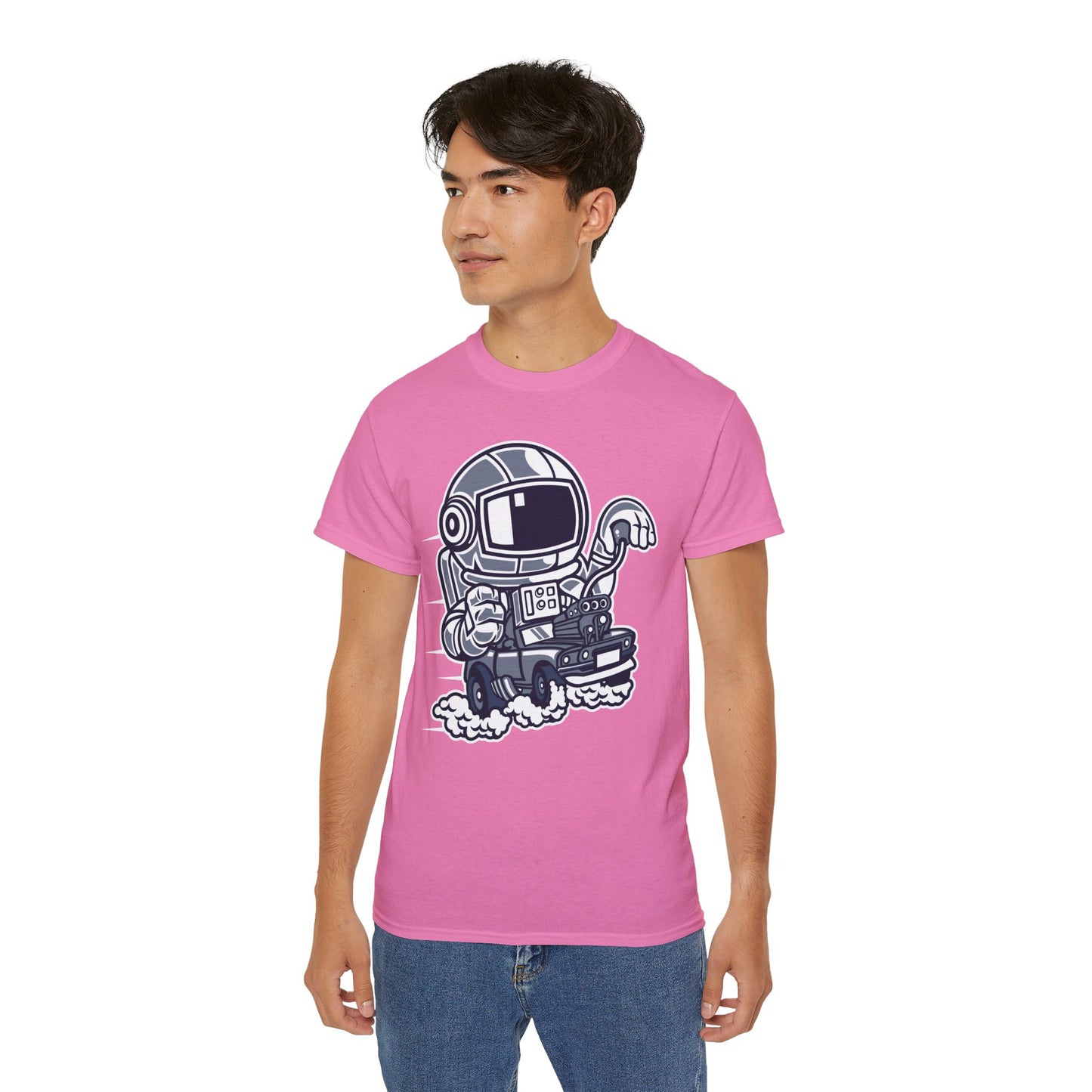 Astronaut Tee Shirt, Astronaut Graphic T‑Shirt, Cartoon Graphic T-Shirt, Art Design Shirt, Cosmos Tee Shirts 4