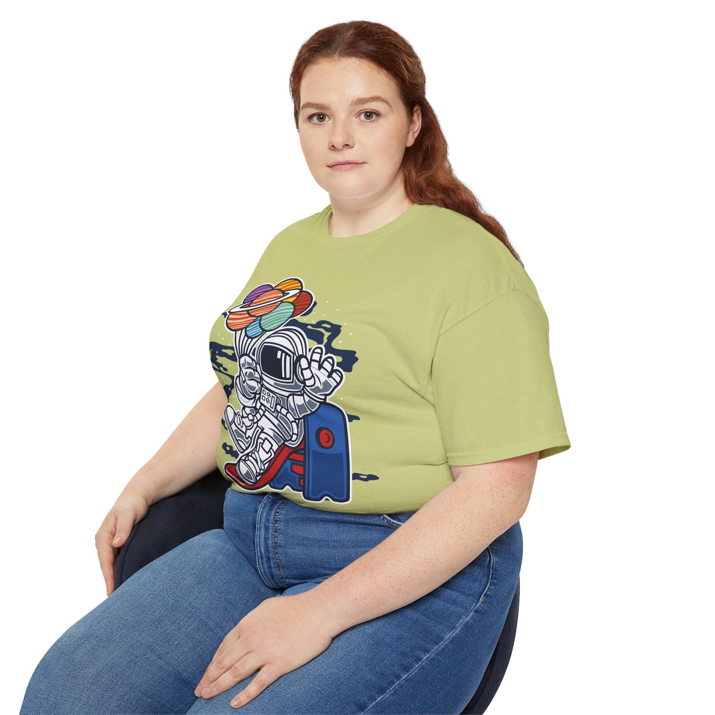 Astronaut Tee Shirt, Astronaut Graphic T‑Shirt, Cartoon Graphic T-Shirt, Art Design Shirt, Cosmos Tee Shirts 5