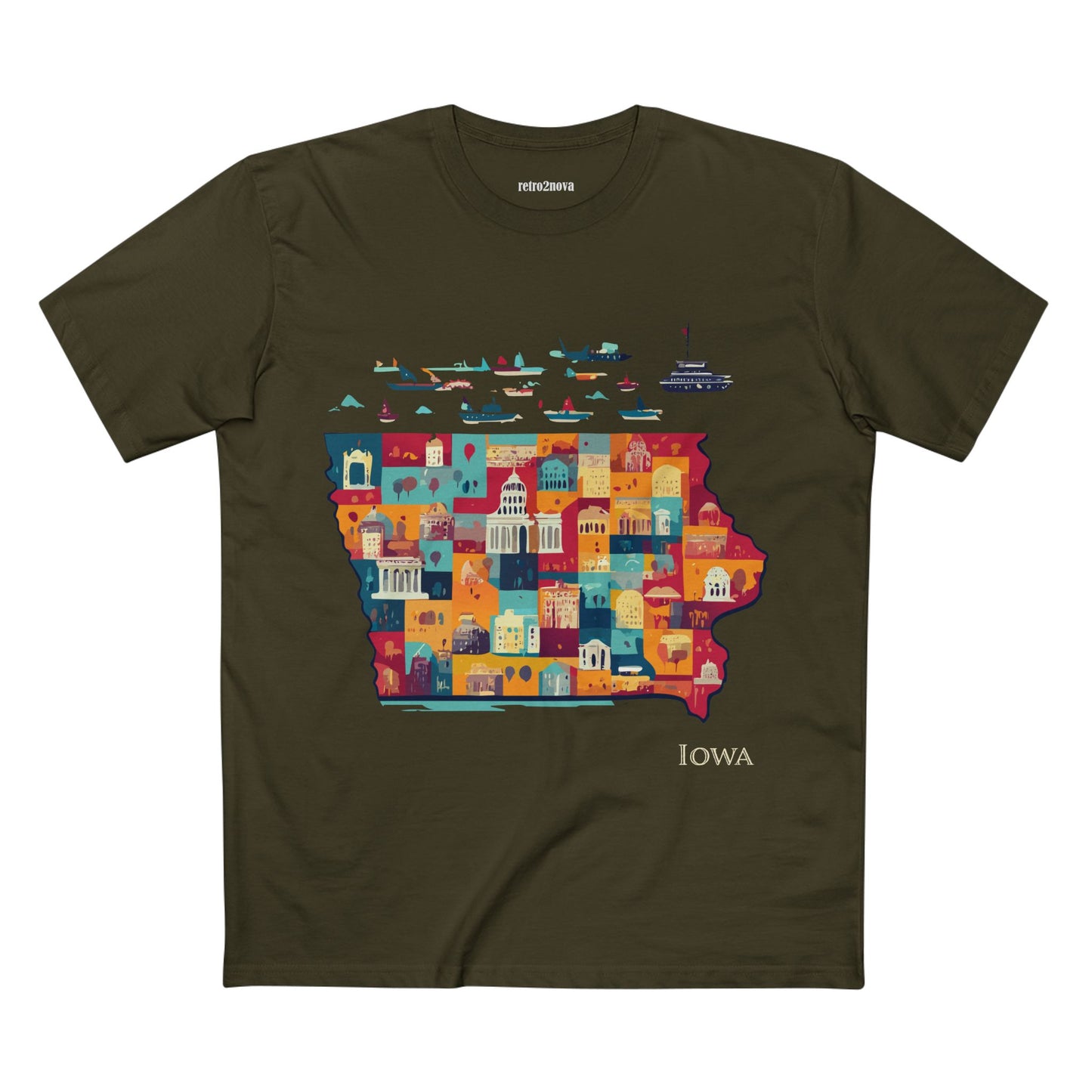 US State Shirts, Iowa Shirt
