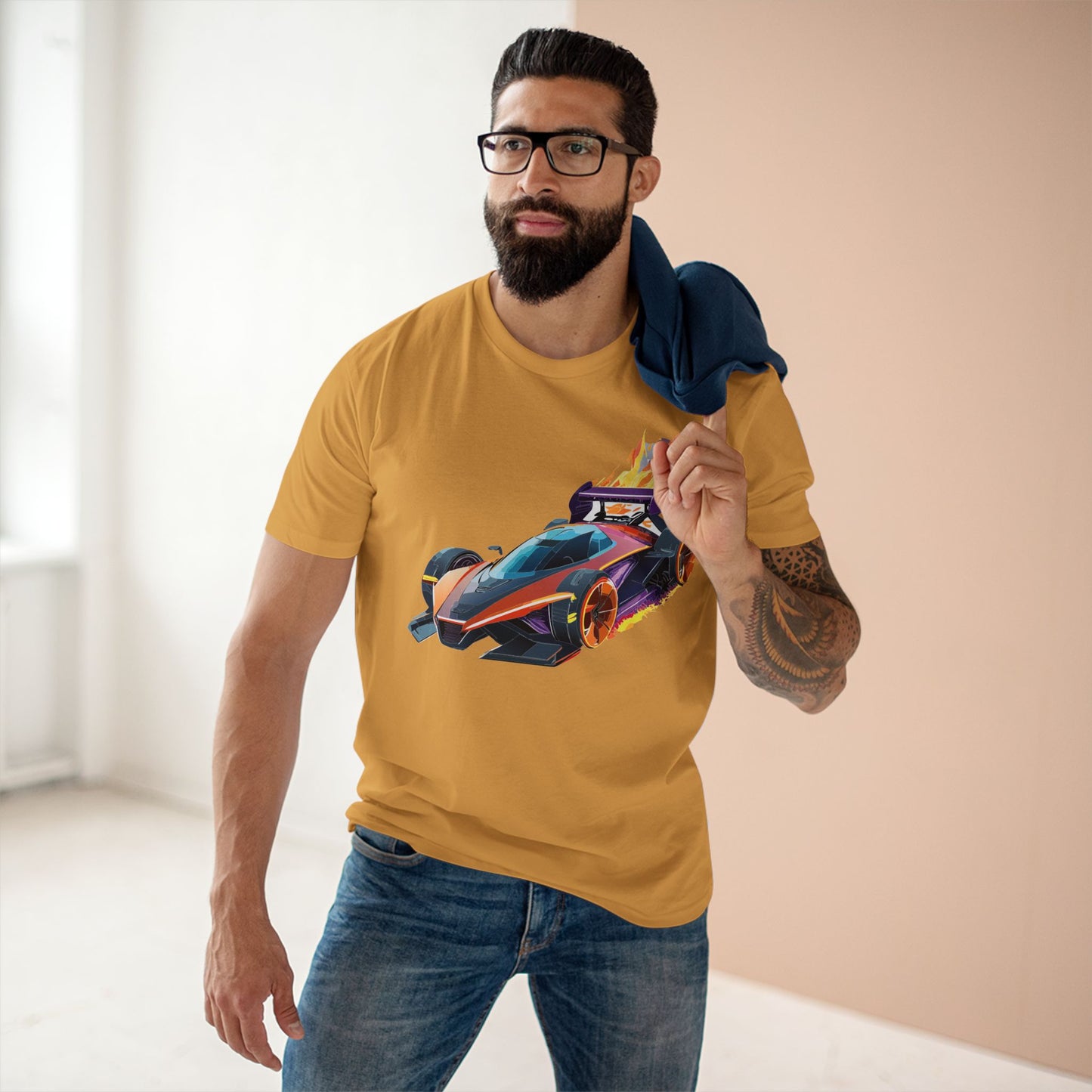 Hot Wheels Car Shirt Unisex Premium Cotton Tee With Unique Car Art Design For Auto Enthusiasts