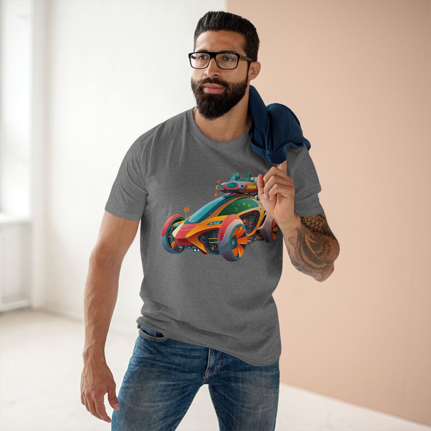 Car Shirt Hot Wheels Unisex Premium Cotton Tee With Unique Art Design Graphic Collection