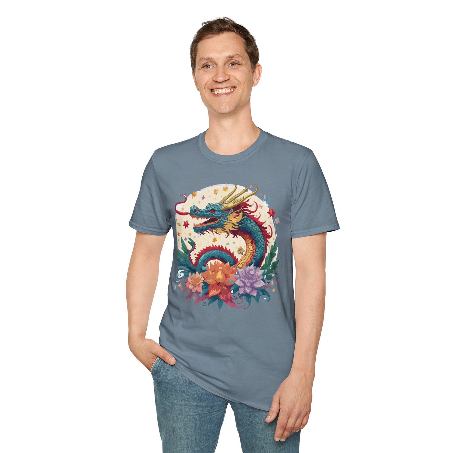 Dragon T Shirt, Dragon Shirt, Shirt with Animals, Animal Shirt