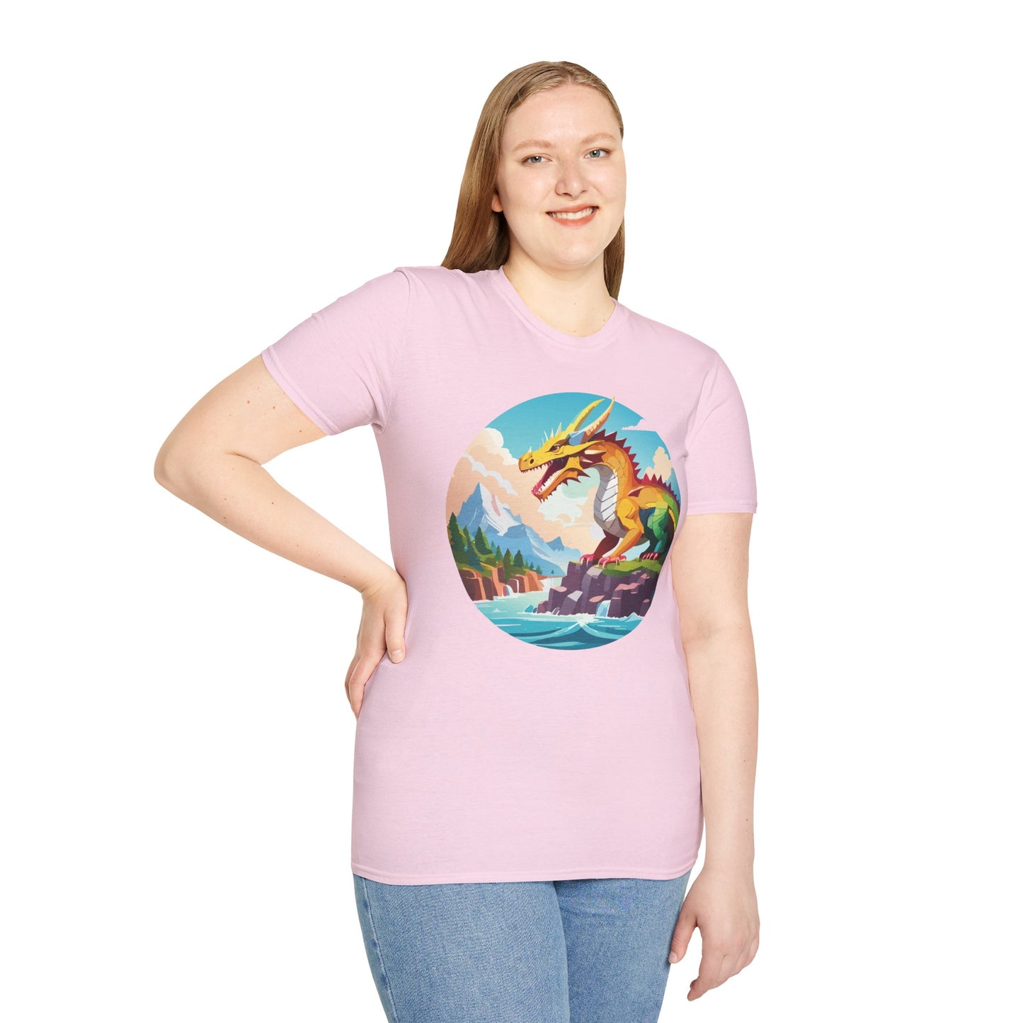 Dragon T Shirt, Dragon Shirt, Shirt with Animals, Animal Shirt