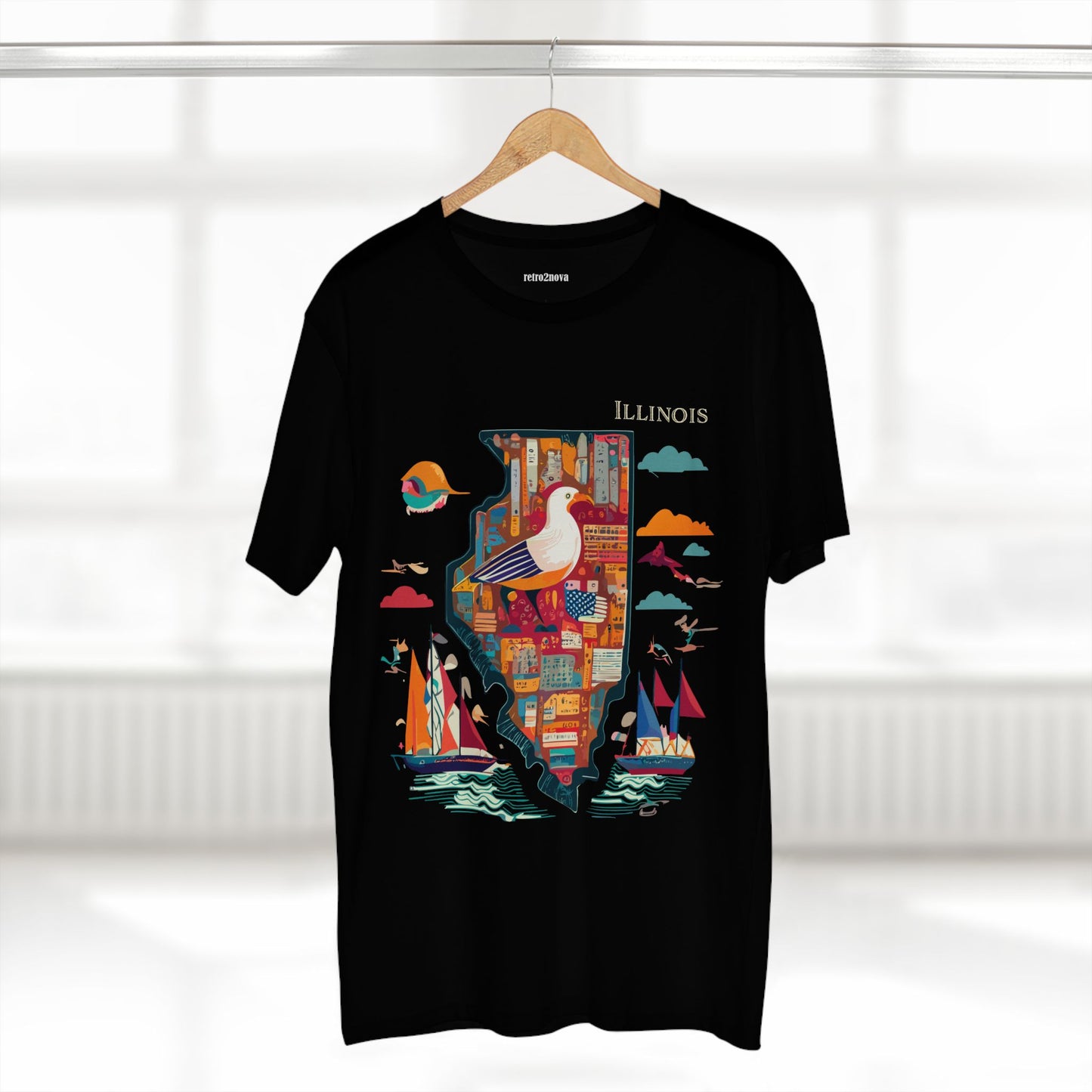 US State Shirts, Illinois Shirt