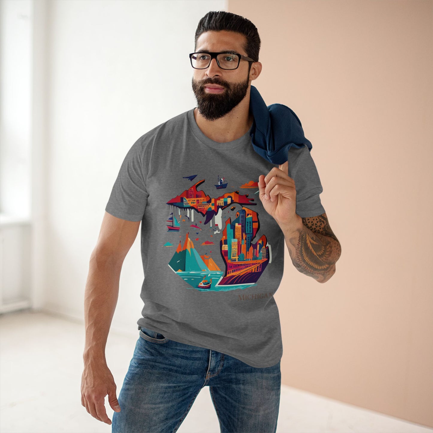 US State Shirts, Michigan Shirt
