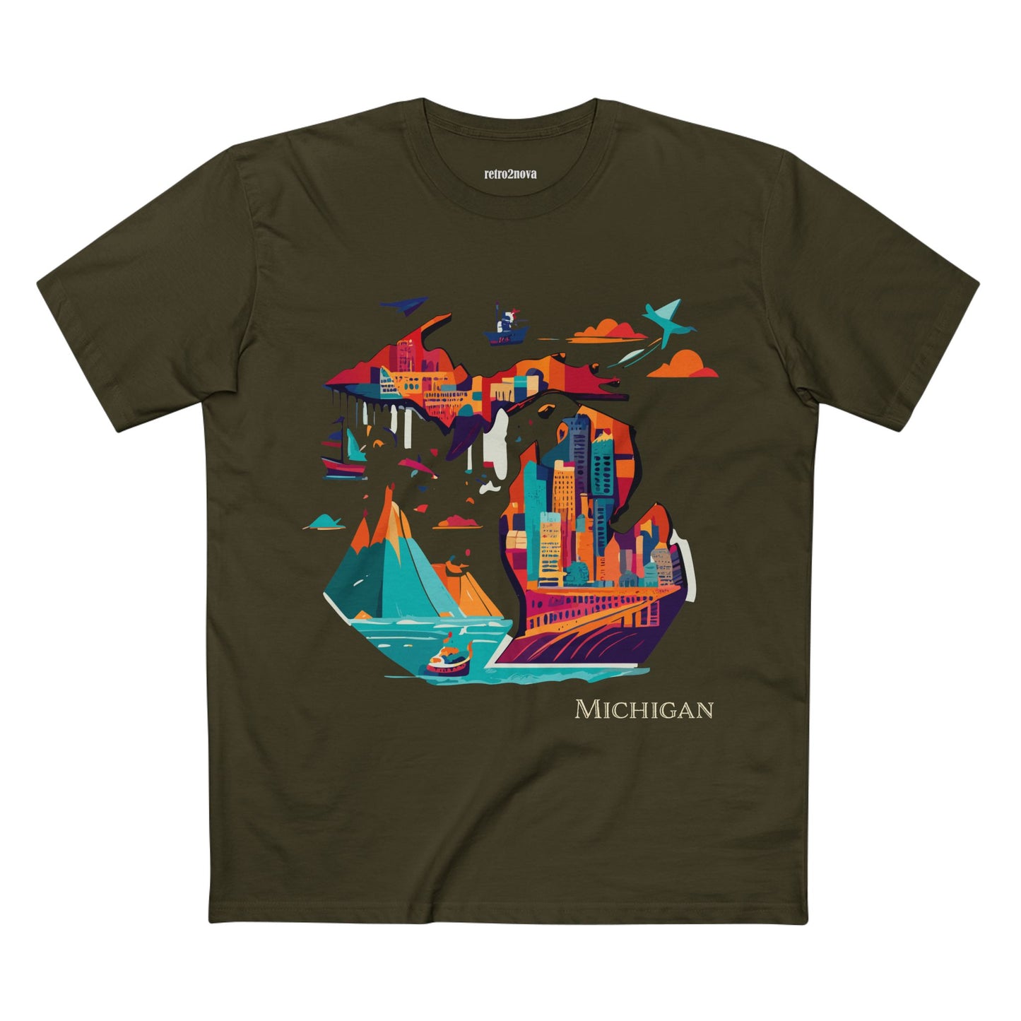 US State Shirts, Michigan Shirt