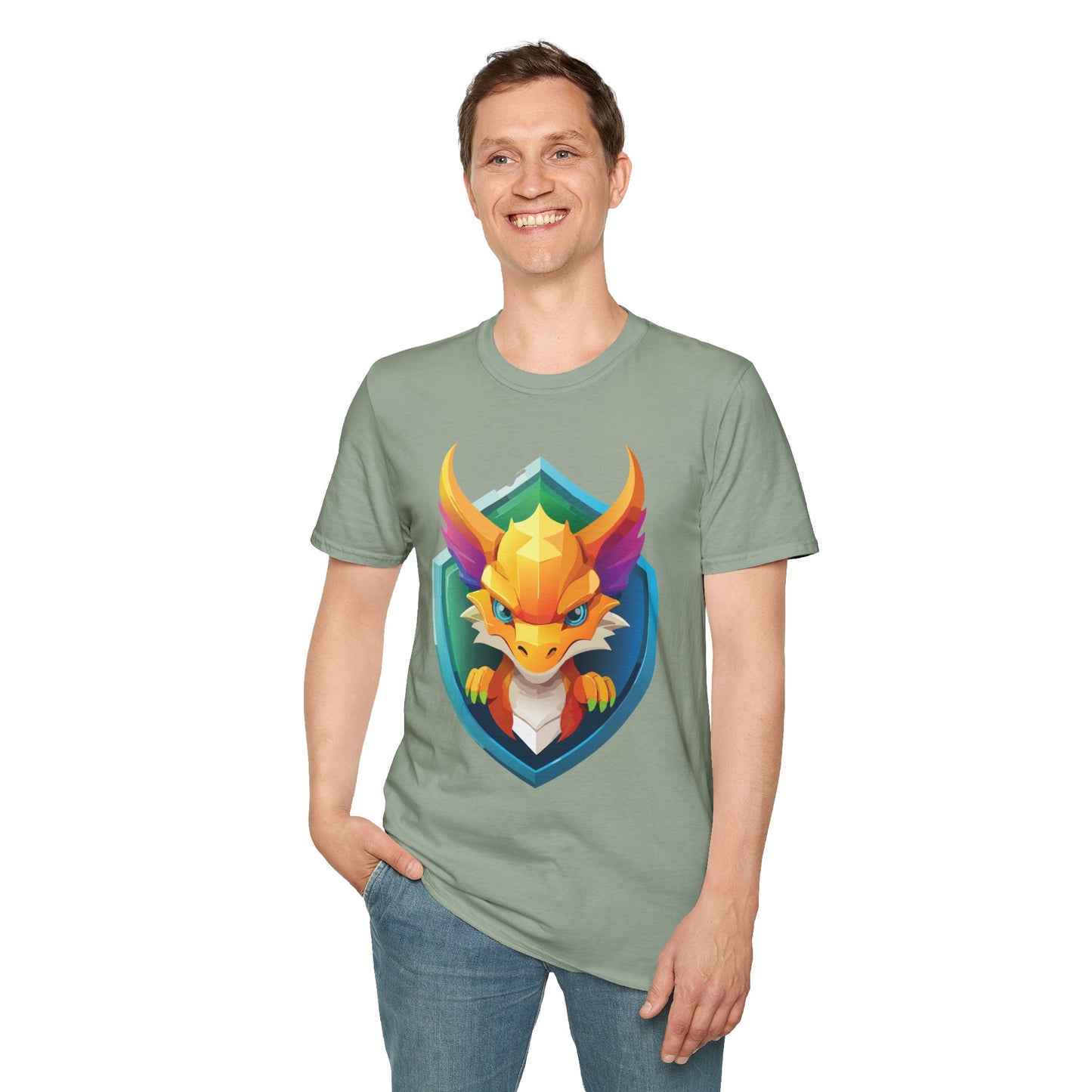 Dragon T Shirt, Dragon Shirt, Shirt with Animals, Animal Shirt
