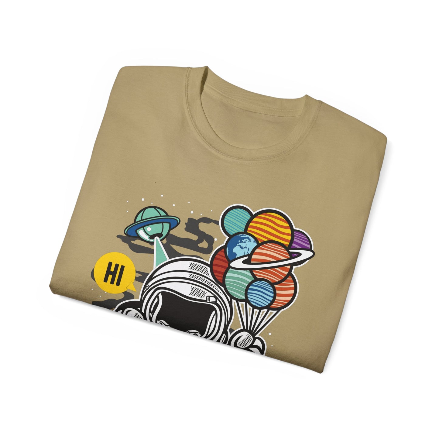 Astronaut Tee Shirt, Astronaut Graphic T‑Shirt, Cartoon Graphic T-Shirt, Art Design Shirt, Cosmos Tee Shirts 7