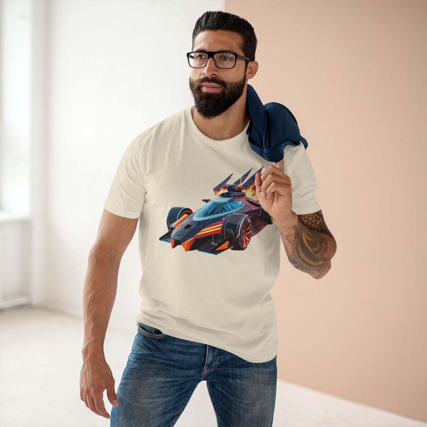 Car Shirt Hot Wheels Unisex Premium Cotton Tee With Unique Art Design Regular Fit Crew Neck