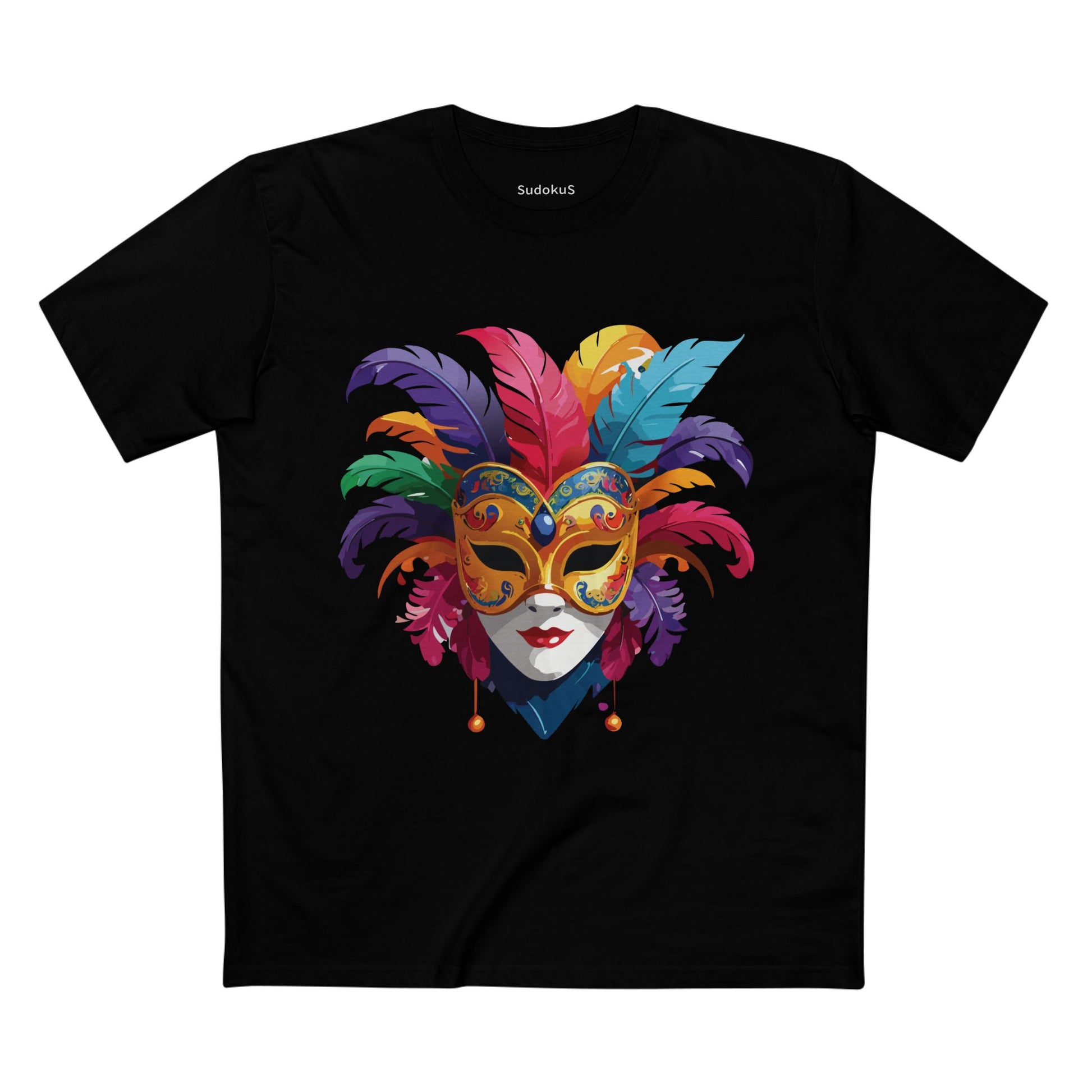 Mask Shirt, Shirt with Face - SudokuS