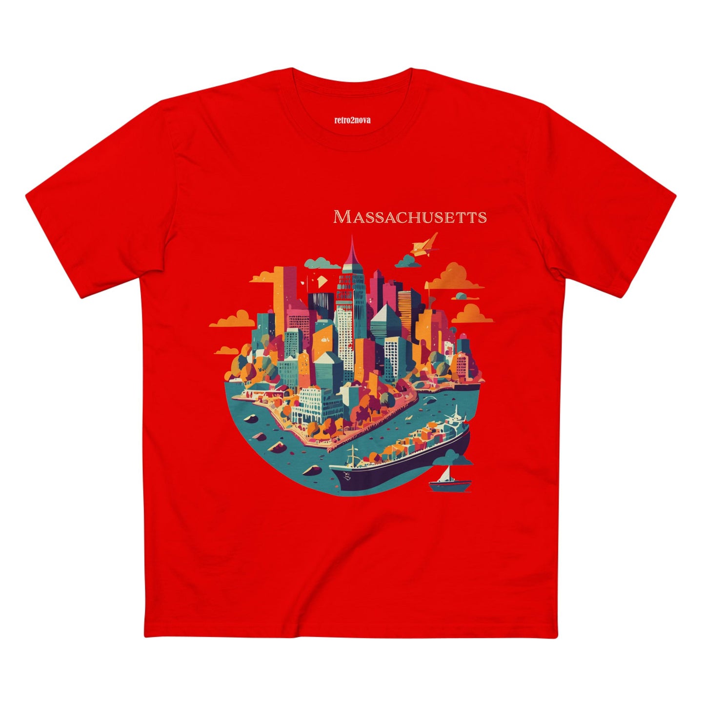 US State Shirts, Massachusetts Shirt