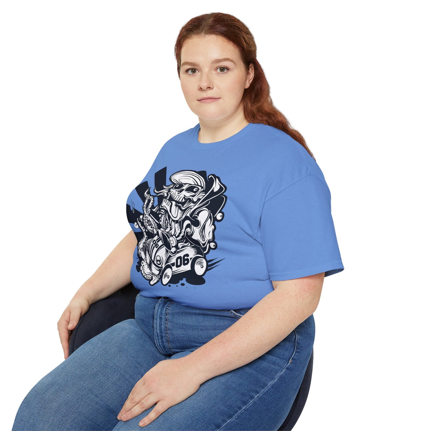 Skull Tee Shirt, Skull Graphic T‑Shirt, Cartoon Graphic T-Shirt, Art Design Shirt, Skull Tee Shirts