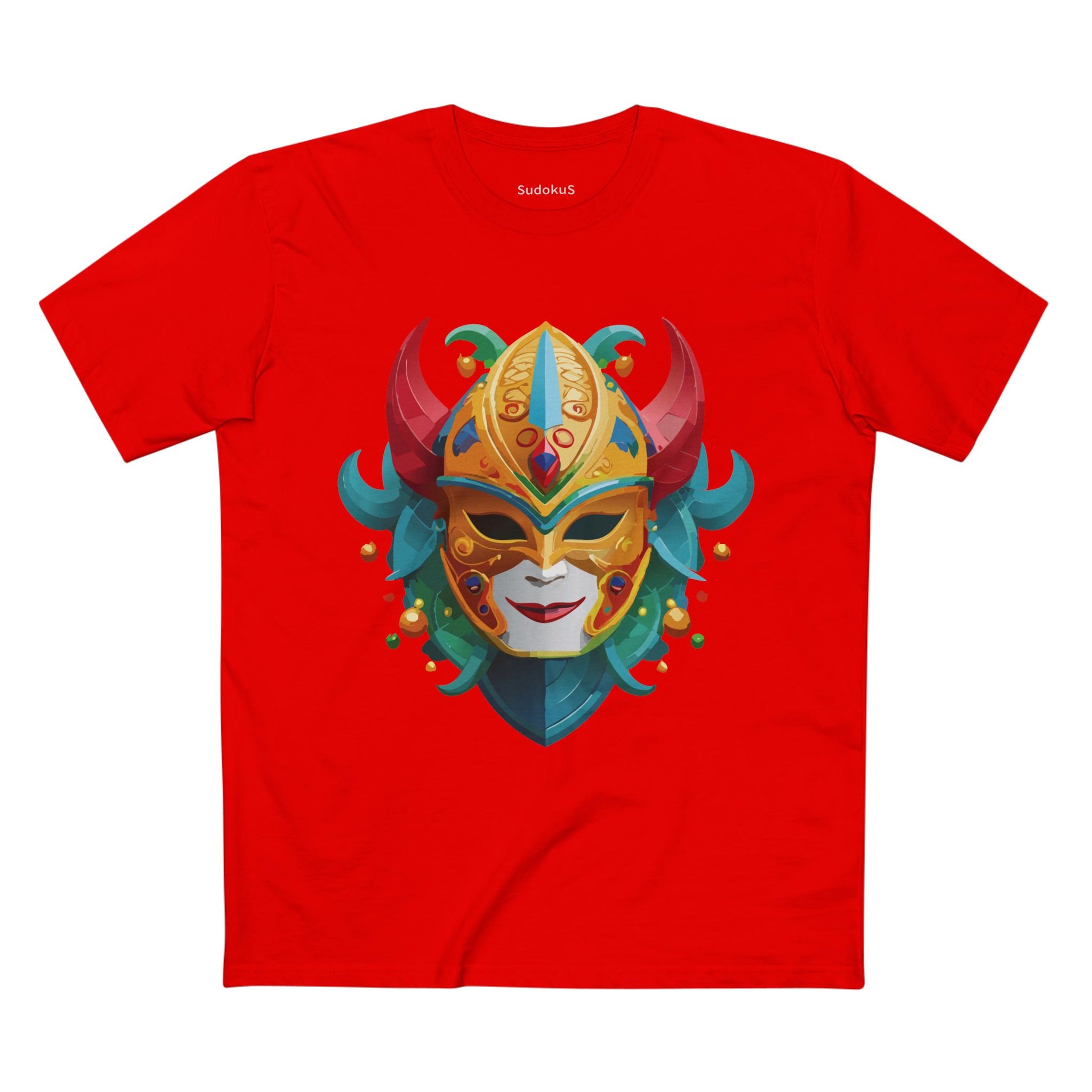 Mask Shirt, Shirt with Face - SudokuS