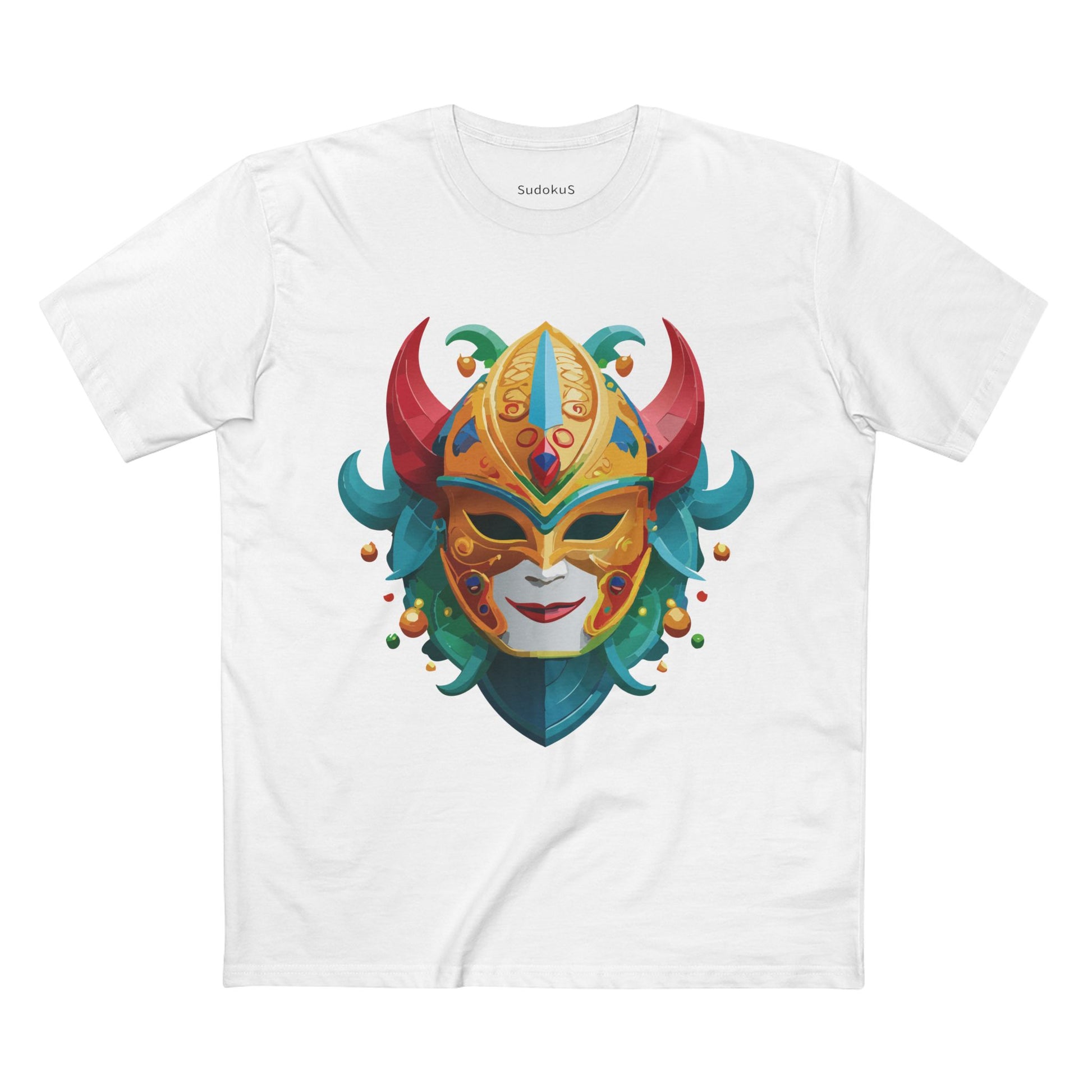 Mask Shirt, Shirt with Face - SudokuS