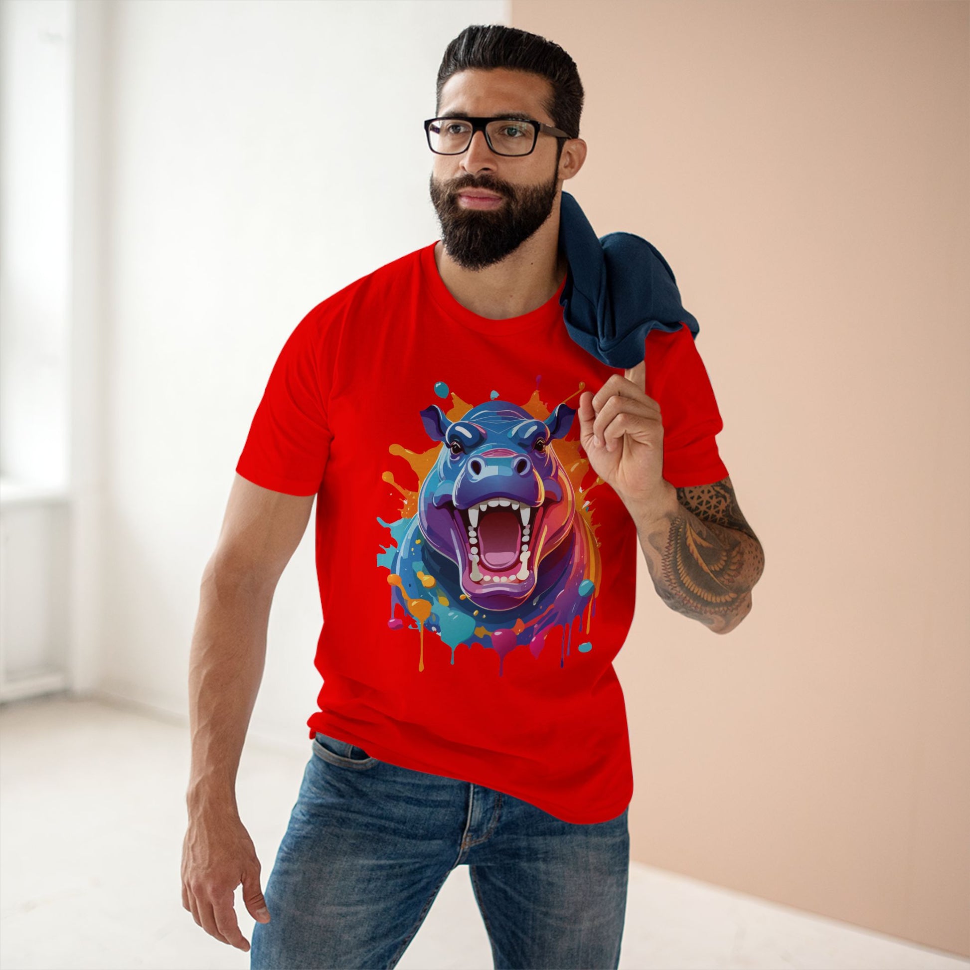 Animal Shirt, Hippo Shirt - SudokuS