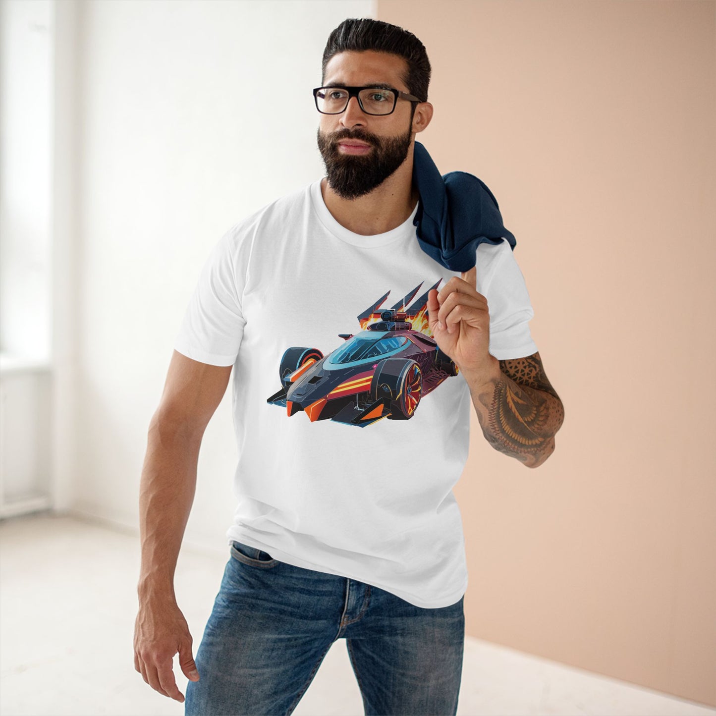 Car Shirt Hot Wheels Unisex Premium Cotton Tee With Unique Art Design Regular Fit Crew Neck