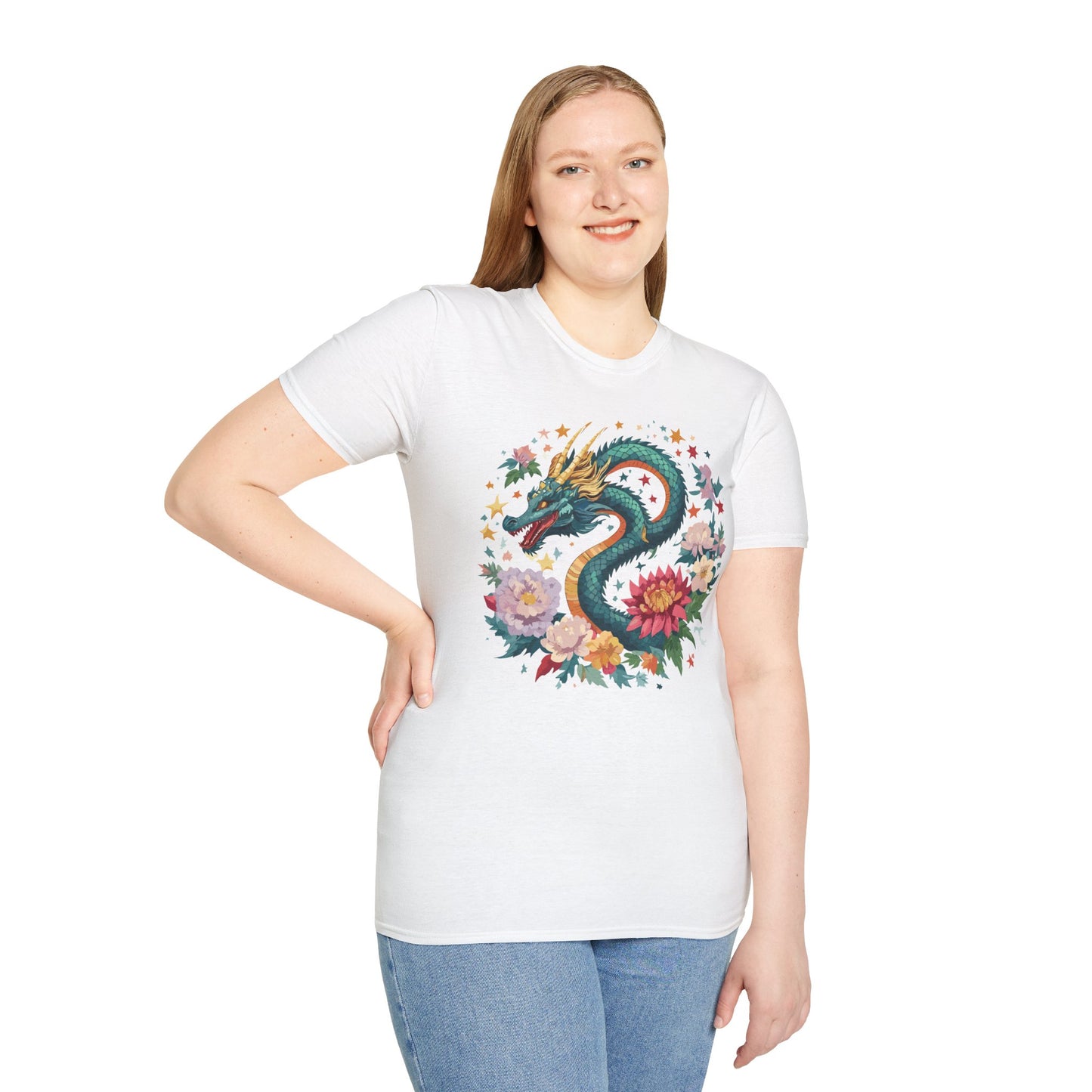 Dragon T Shirt, Dragon Shirt, Shirt with Animals, Animal Shirt