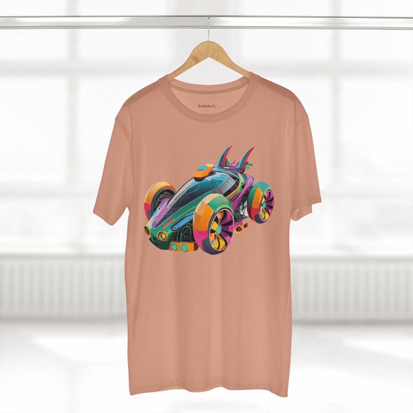 Car Shirt Hot Wheels Unisex Premium Cotton With Unique Art Design Preshrunk Regular Fit Crew Neck