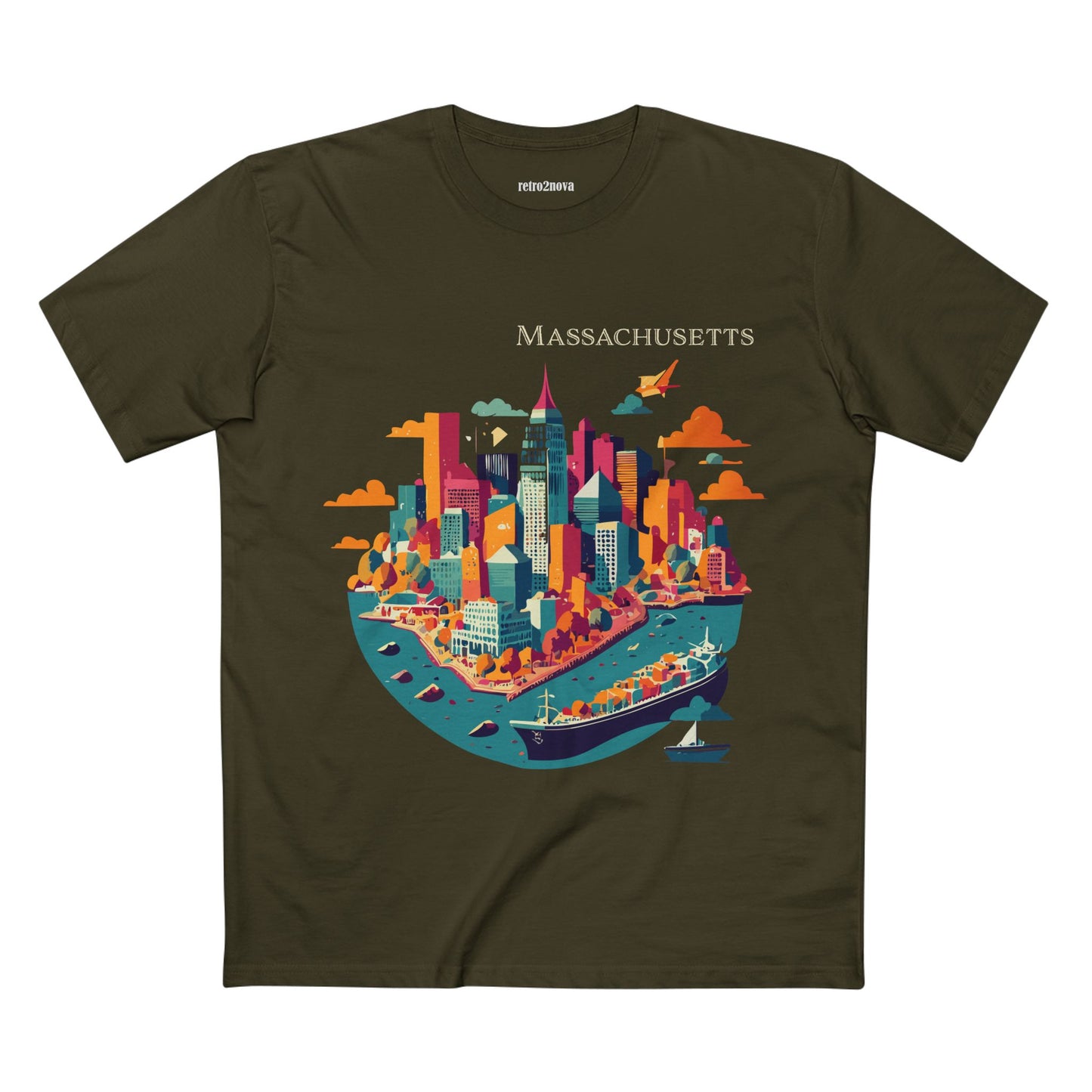 US State Shirts, Massachusetts Shirt