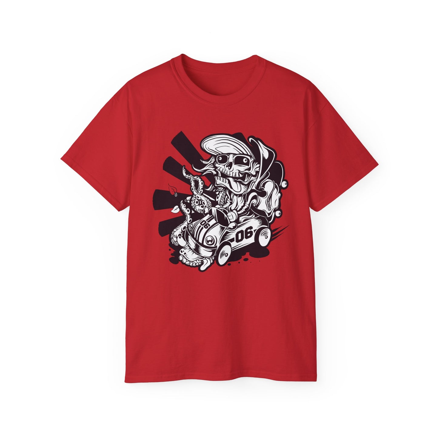 Skull Tee Shirt, Skull Graphic T‑Shirt, Cartoon Graphic T-Shirt, Art Design Shirt, Skull Tee Shirts
