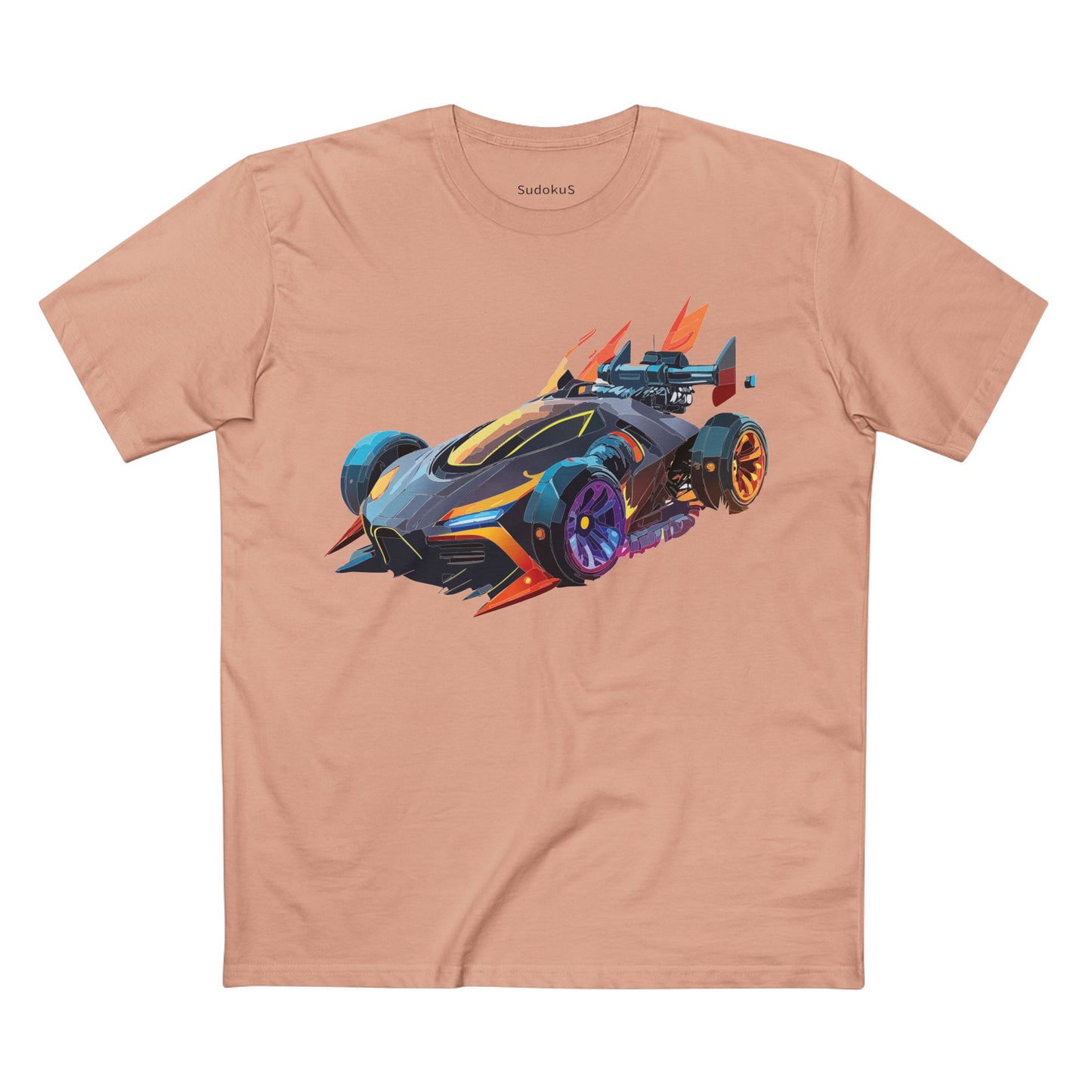 Hot Wheels Car Shirt Unisex Premium Cotton Tee With Unique Car Art Design Inspired by Speed
