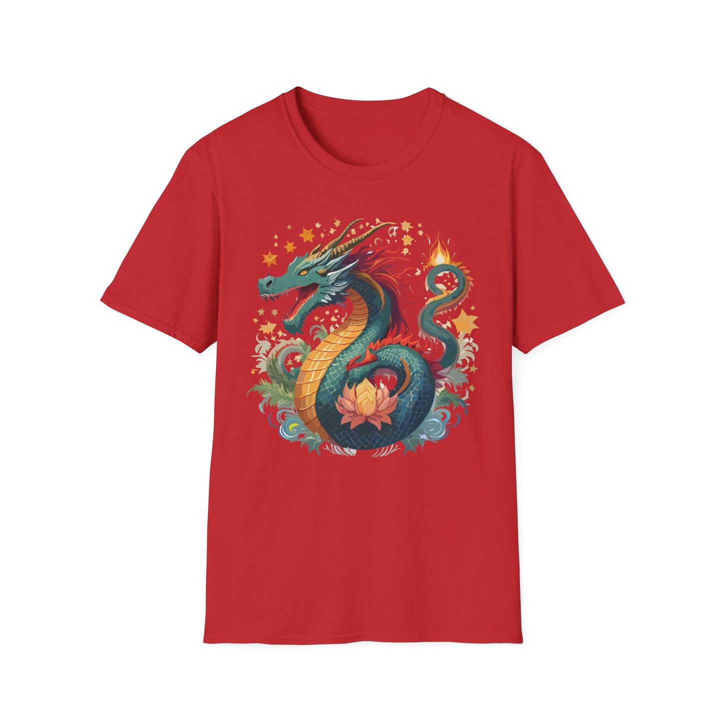 Dragon T Shirt, Dragon Shirt, Shirt with Animals, Animal Shirt
