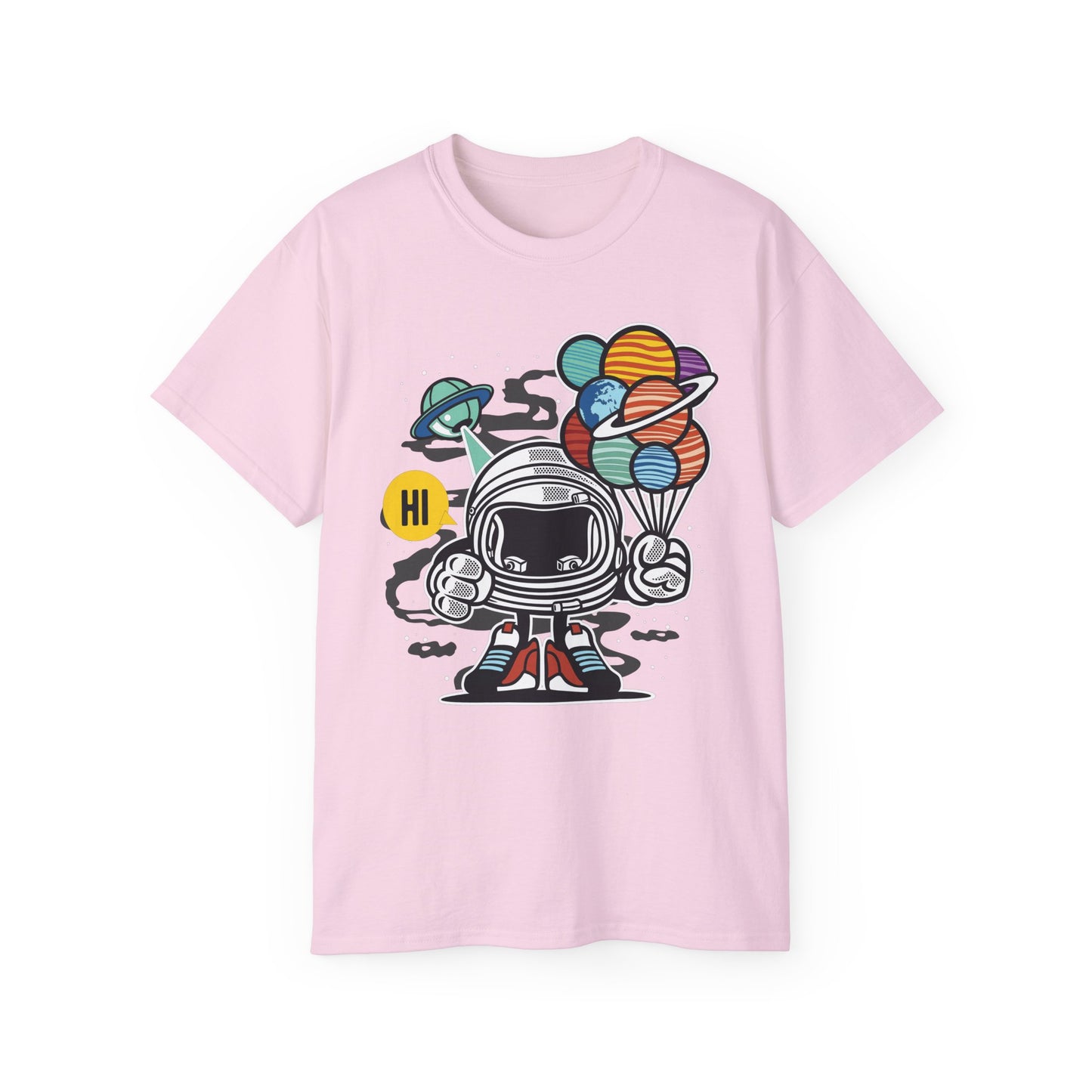 Astronaut Tee Shirt, Astronaut Graphic T‑Shirt, Cartoon Graphic T-Shirt, Art Design Shirt, Cosmos Tee Shirts 7