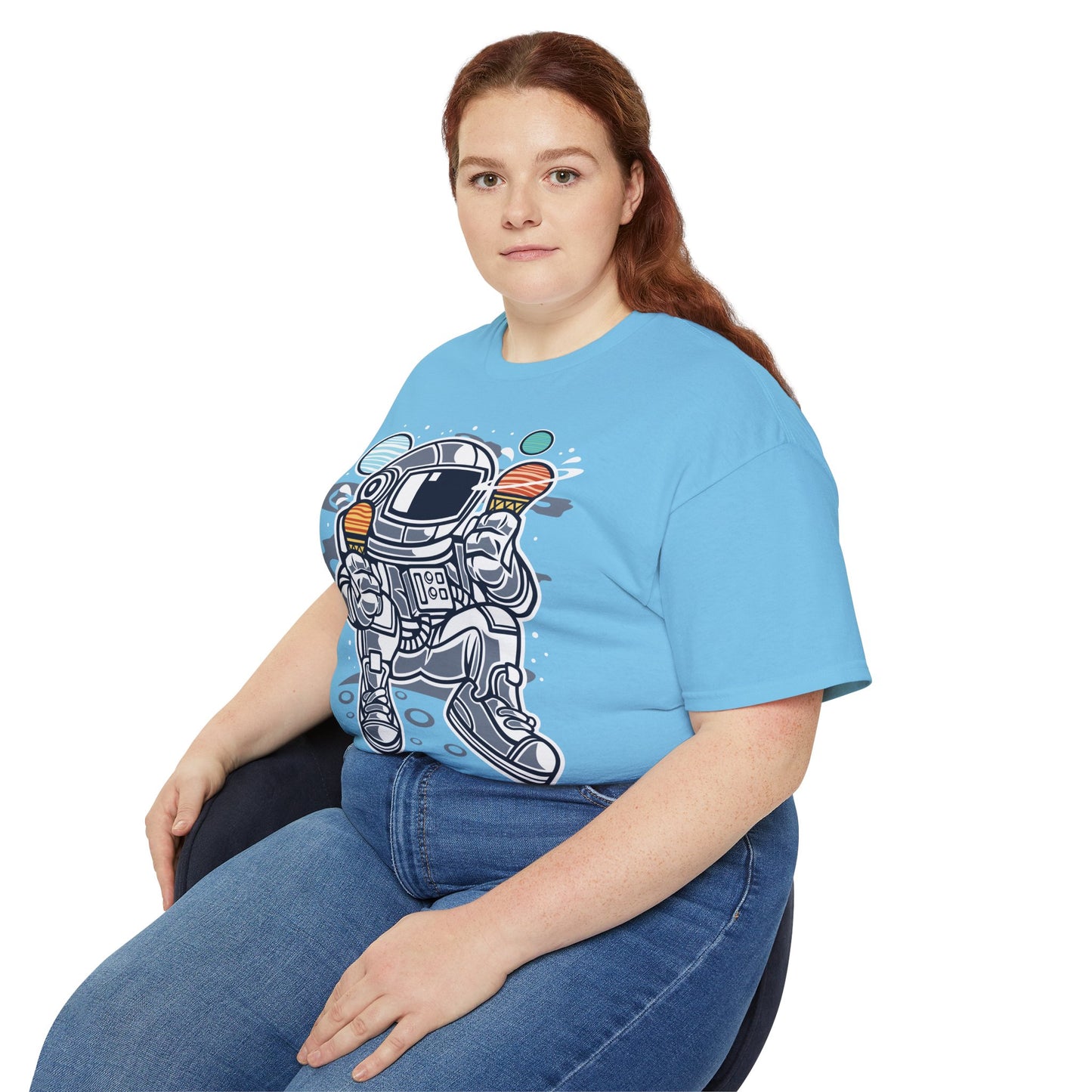 Astronaut Tee Shirt, Astronaut Graphic T‑Shirt, Cartoon Graphic T-Shirt, Art Design Shirt, Cosmos Tee Shirts