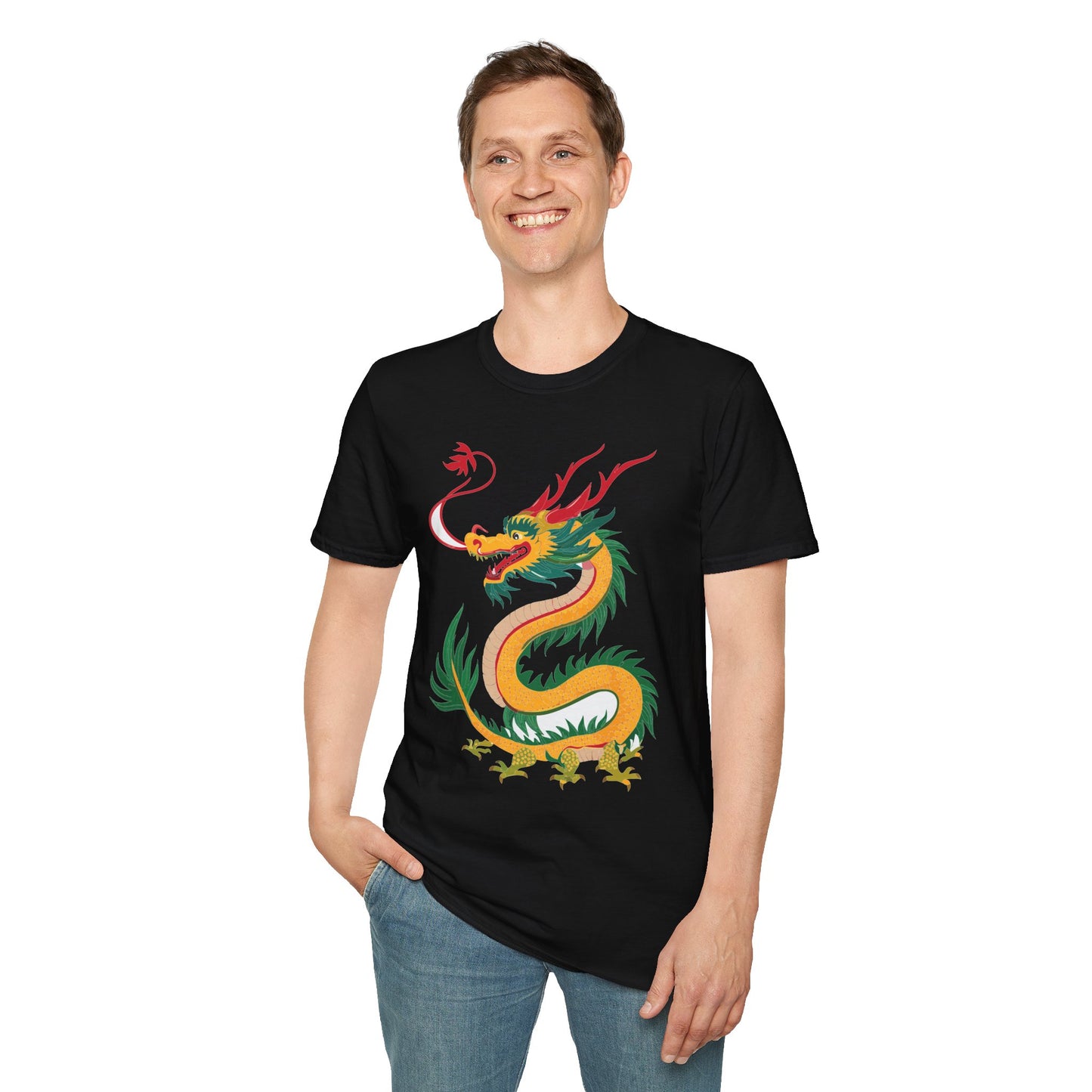 Dragon T Shirt, Dragon Shirt, Shirt with Animals, Animal Shirt