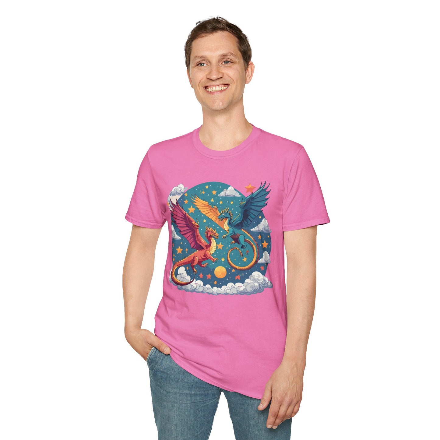 Dragon T Shirt, Dragon Shirt, Shirt with Animals, Animal Shirt
