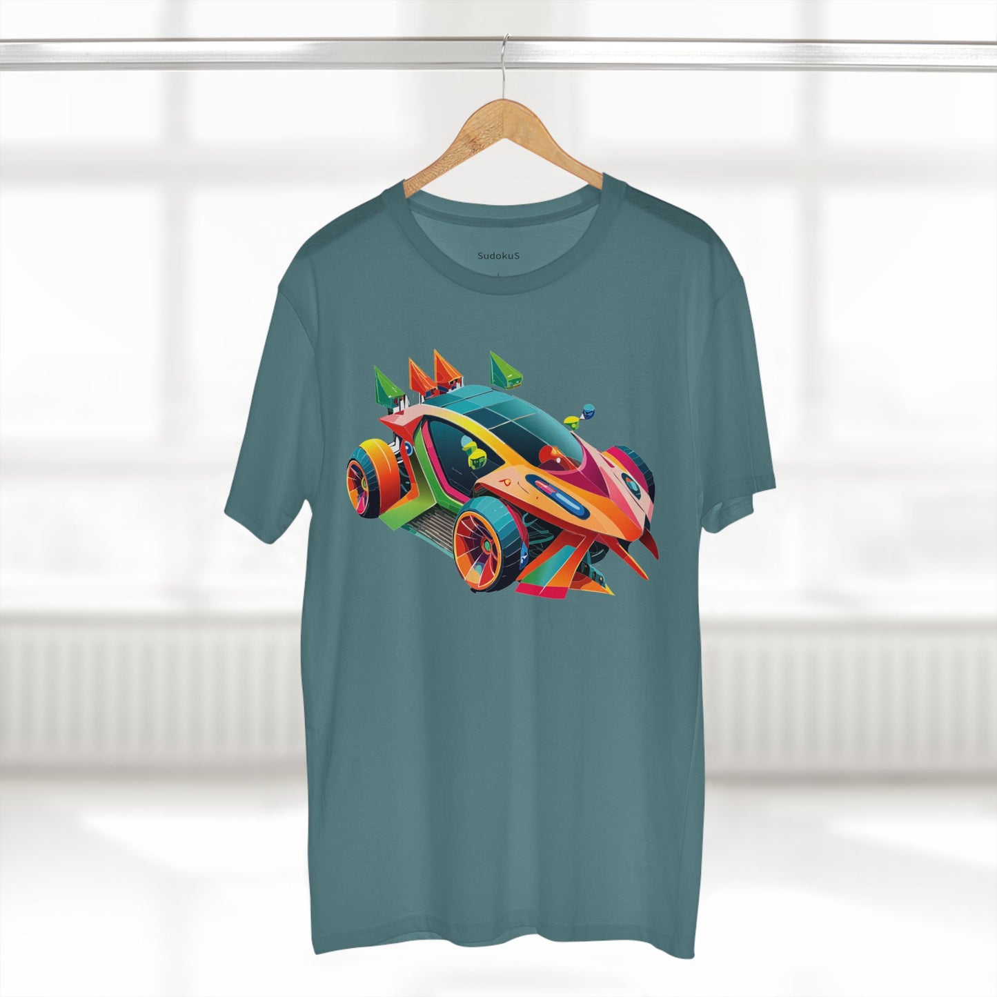 Unisex Hot Wheels Car Shirt Premium Cotton Tee With Unique Art Design Regular Fit Crew Neck Comfort