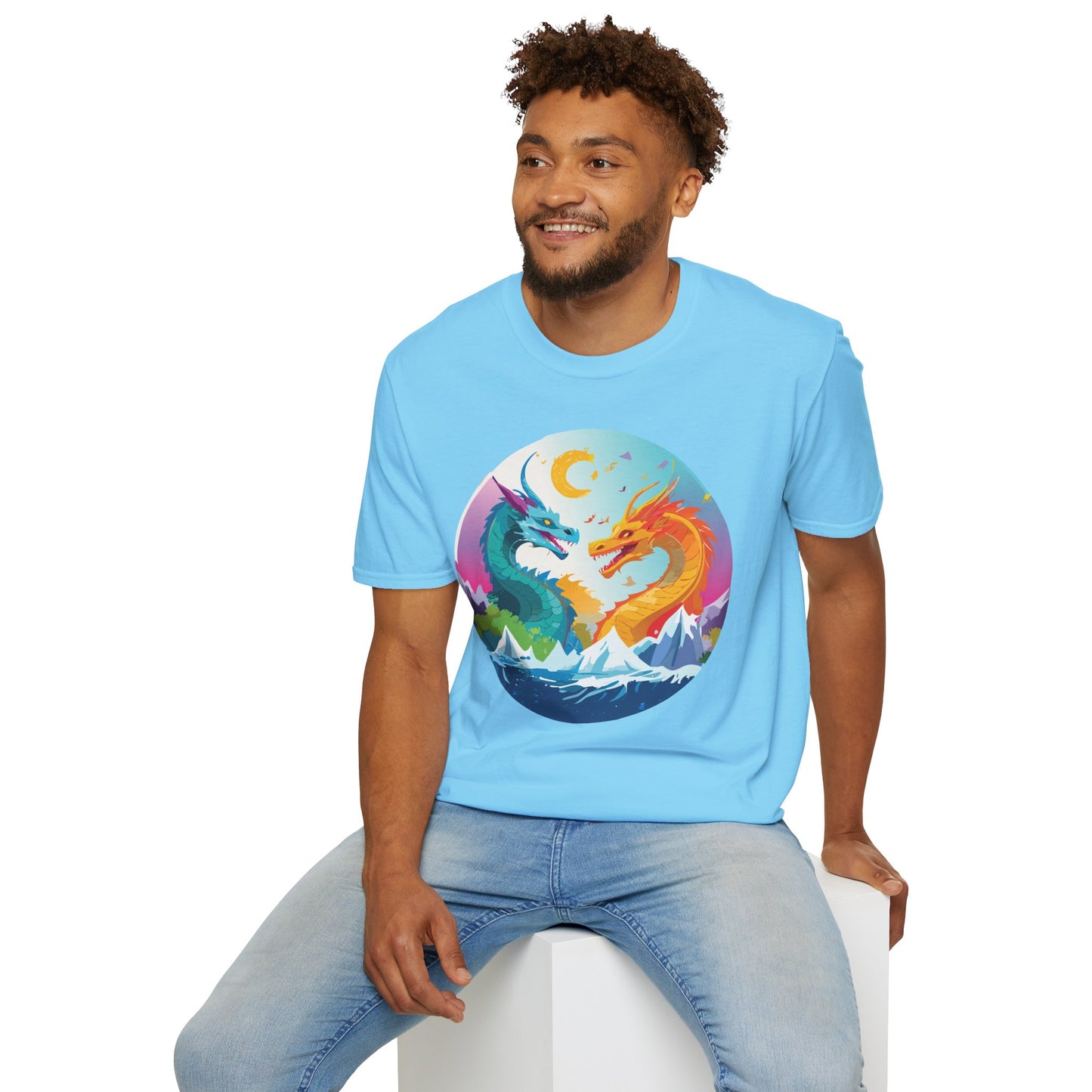 Dragon T Shirt, Dragon Shirt, Shirt with Animals, Animal Shirt