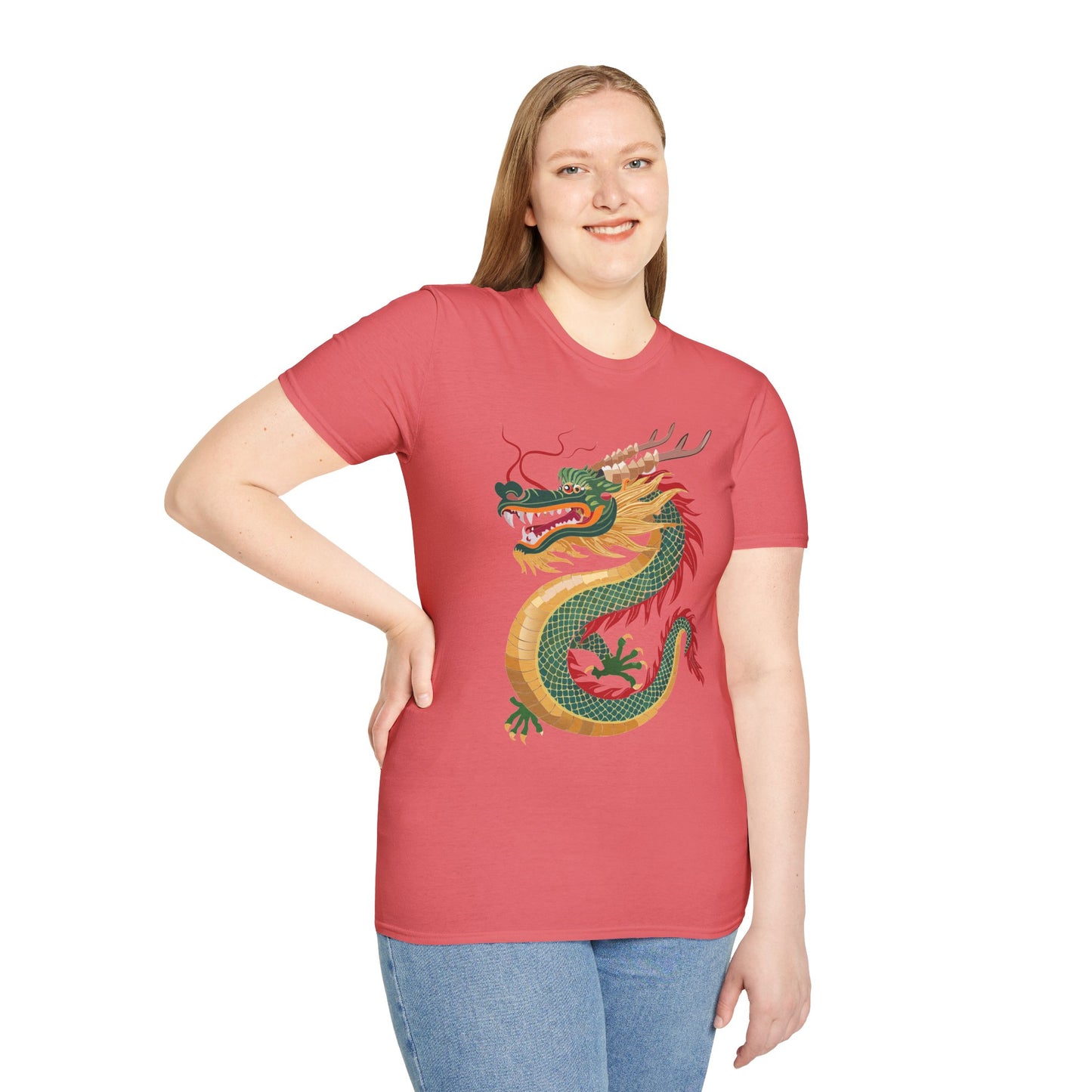 Dragon T Shirt, Dragon Shirt, Shirt with Animals, Animal Shirt