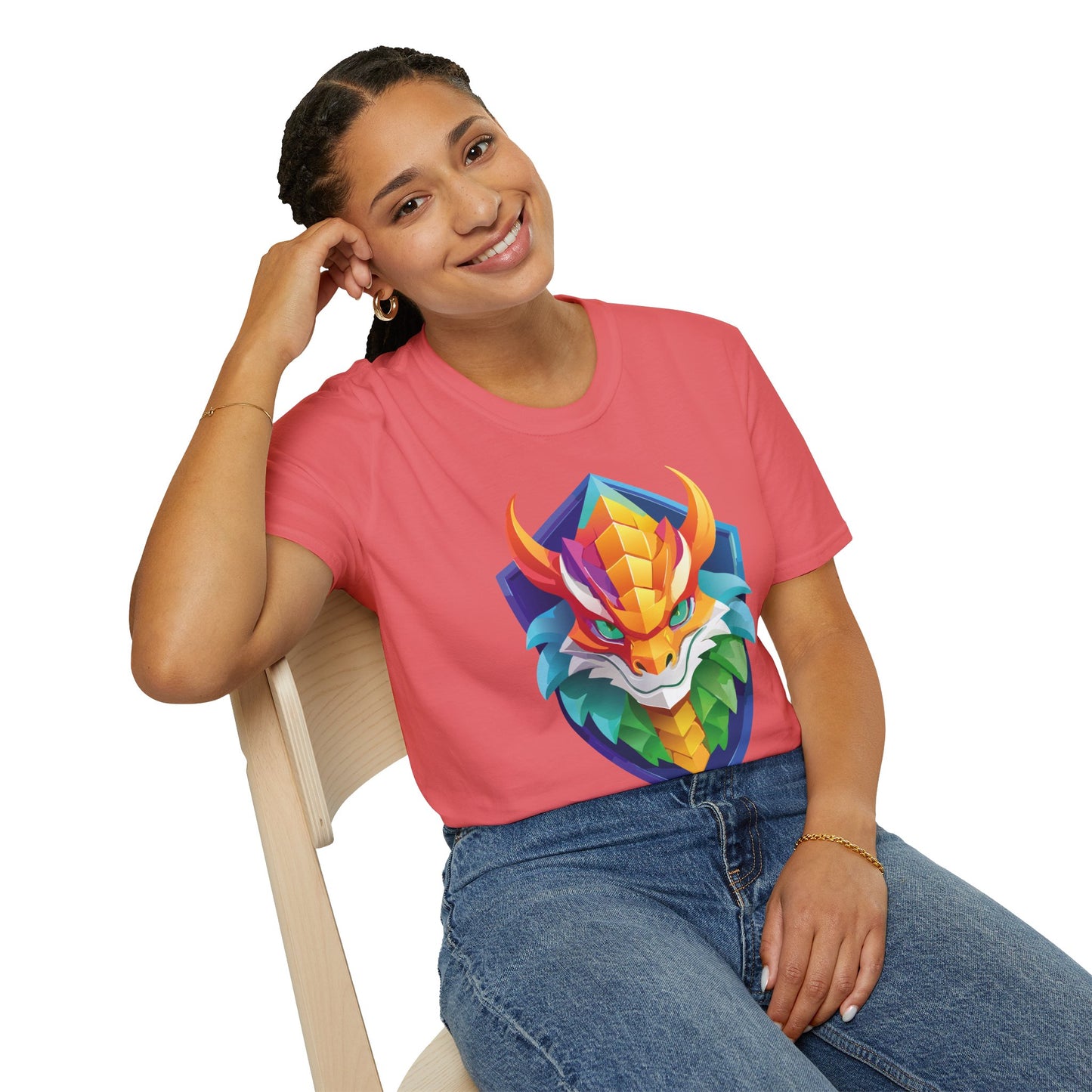 Dragon T Shirt, Dragon Shirt, Shirt with Animals, Animal Shirt