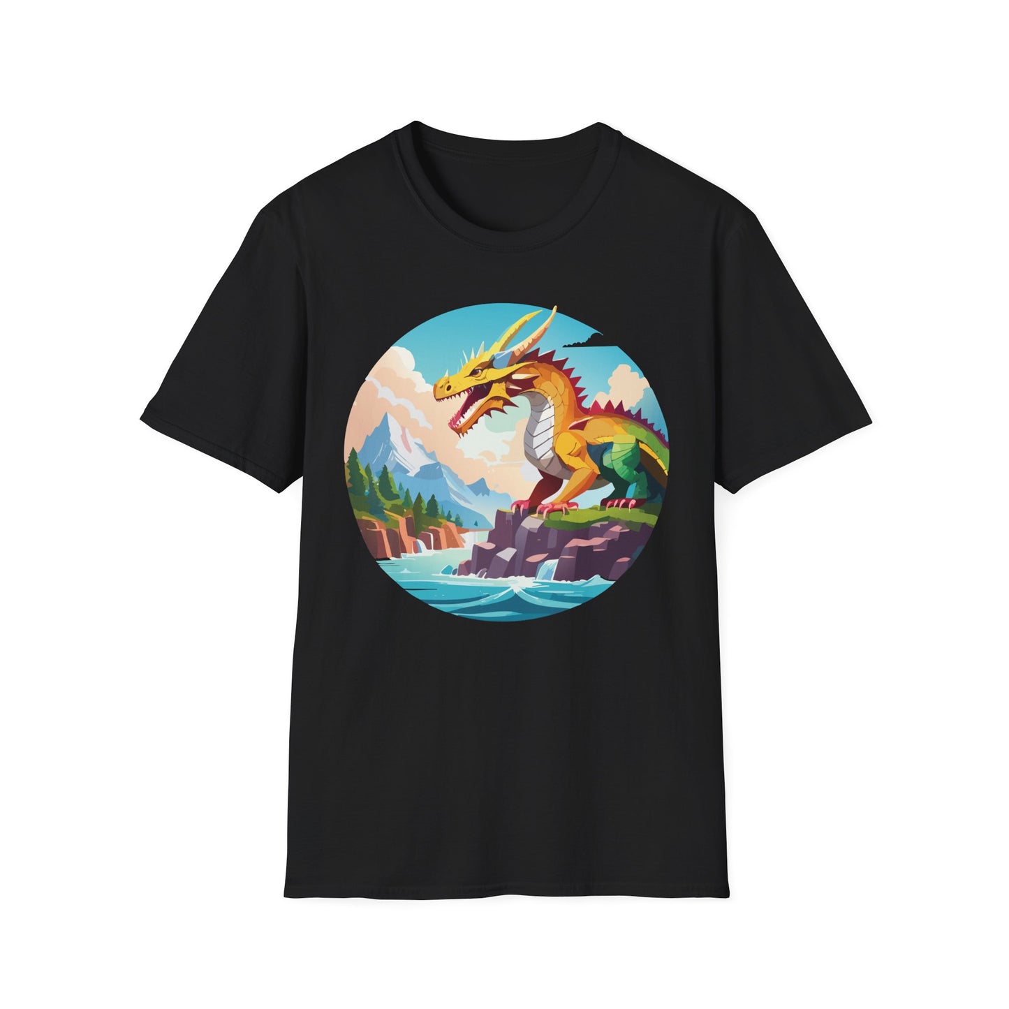 Dragon T Shirt, Dragon Shirt, Shirt with Animals, Animal Shirt