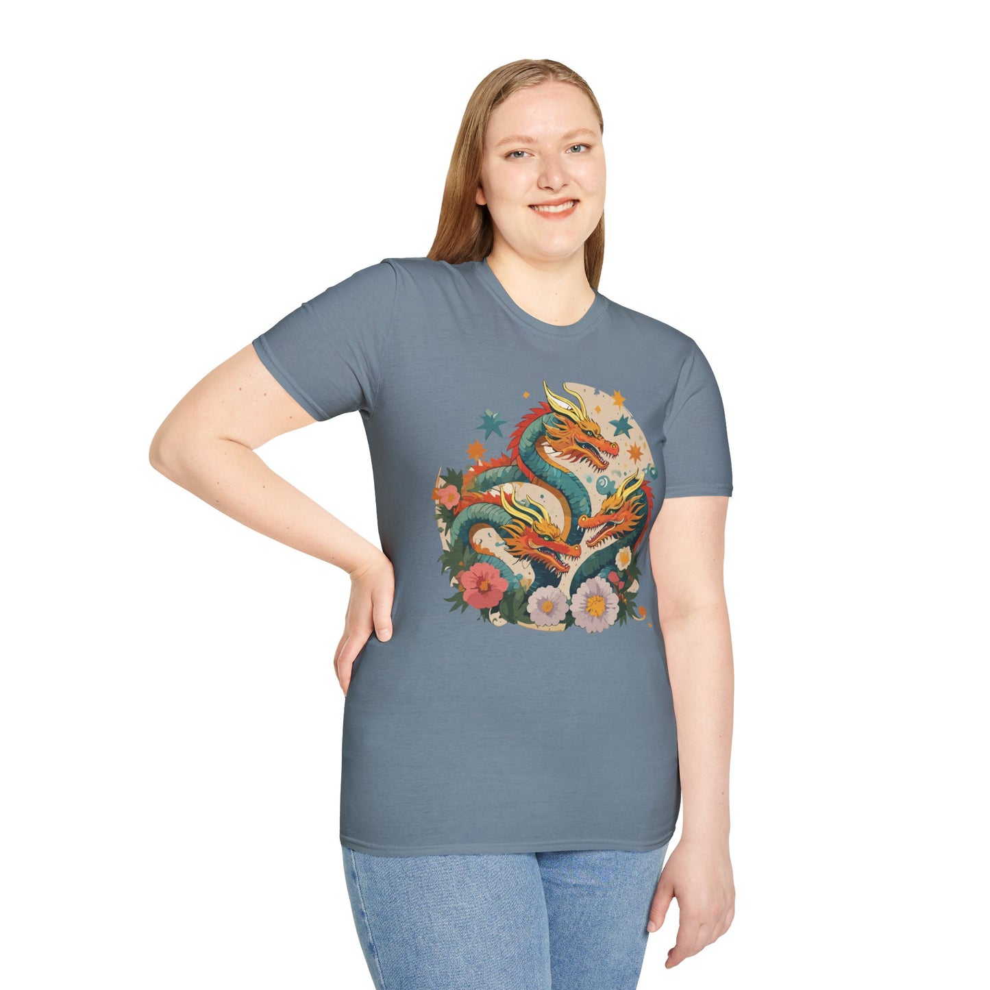 Dragon T Shirt, Dragon Shirt, Shirt with Animals, Animal Shirt