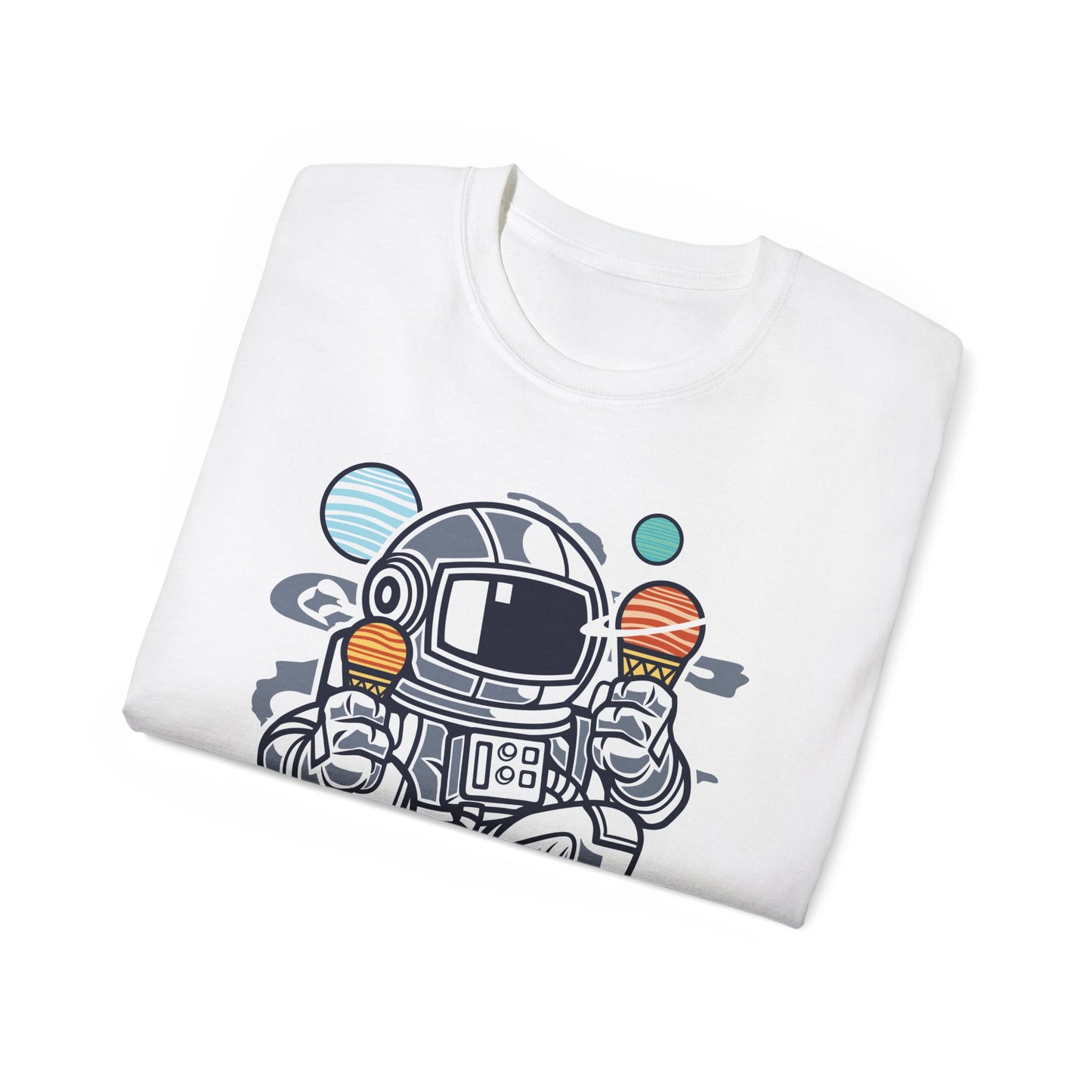 Astronaut Tee Shirt, Astronaut Graphic T‑Shirt, Cartoon Graphic T-Shirt, Art Design Shirt, Cosmos Tee Shirts