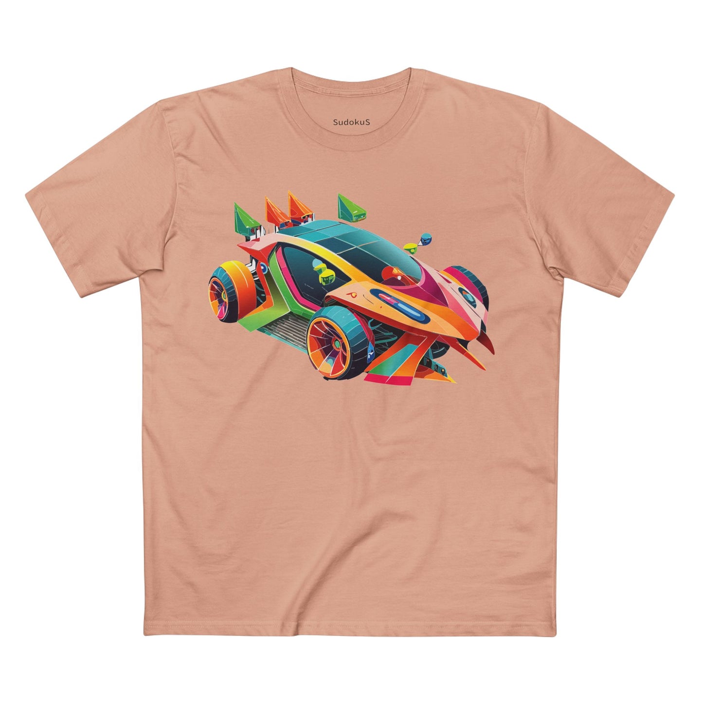 Unisex Hot Wheels Car Shirt Premium Cotton Tee With Unique Art Design Regular Fit Crew Neck Comfort