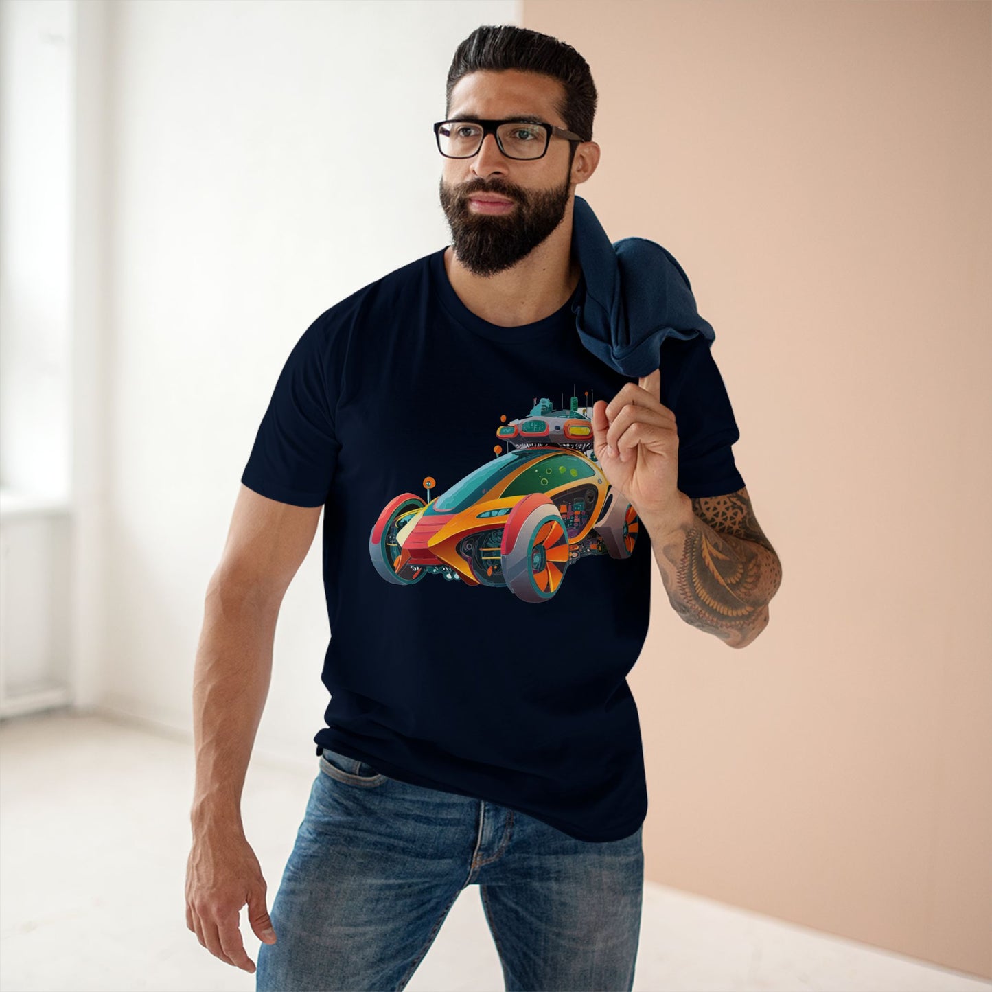 Car Shirt Hot Wheels Unisex Premium Cotton Tee With Unique Art Design Graphic Collection