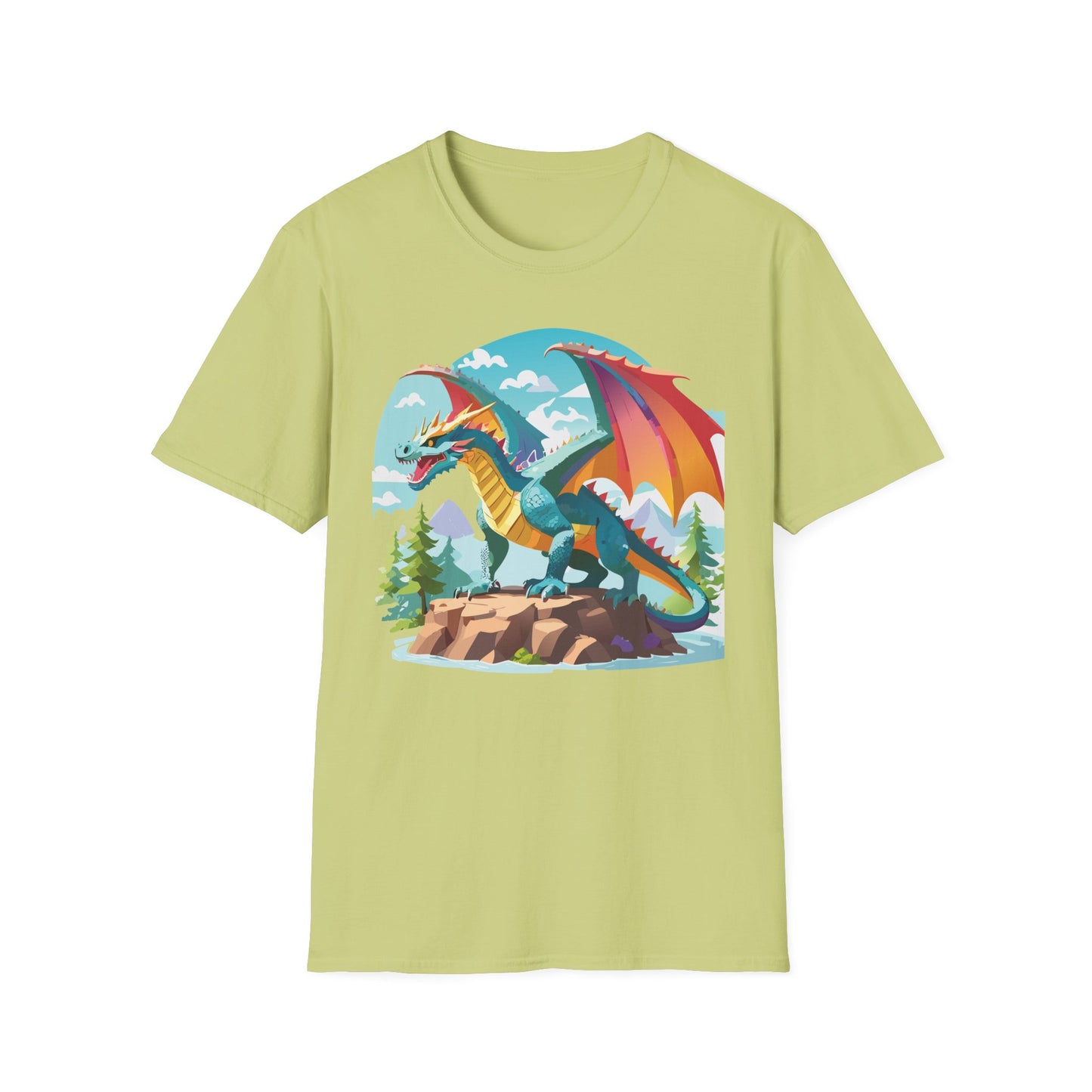Dragon T Shirt, Dragon Shirt, Shirt with Animals, Animal Shirt
