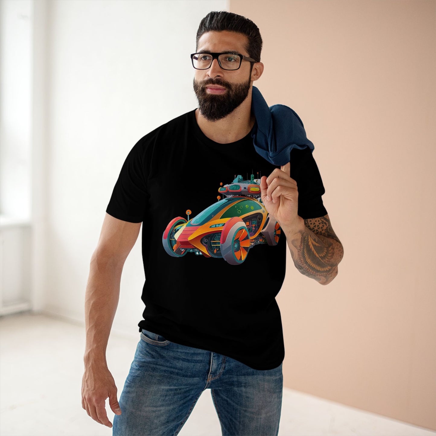 Car Shirt Hot Wheels Unisex Premium Cotton Tee With Unique Art Design Graphic Collection