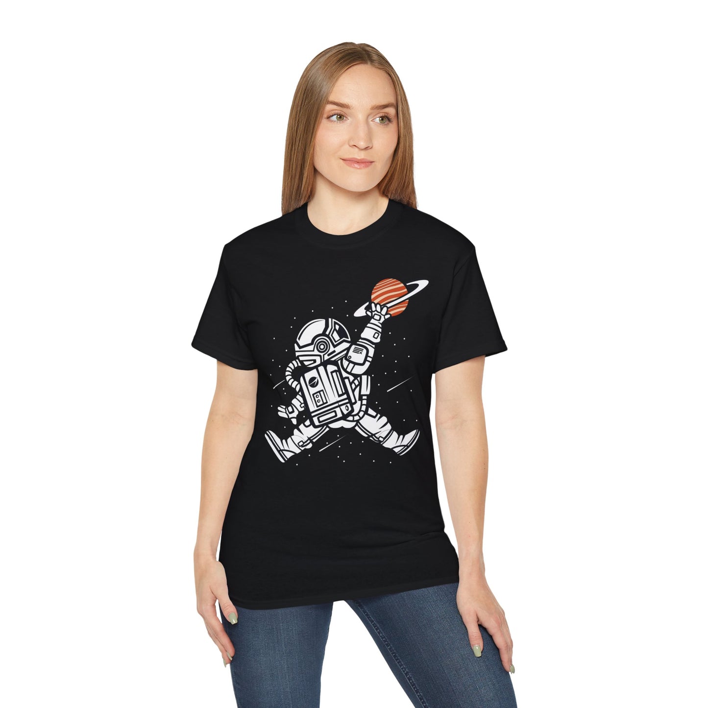 Astronaut Tee Shirt, Astronaut Graphic T‑Shirt, Cartoon Graphic T-Shirt, Art Design Shirt, Cosmos Tee Shirts 3