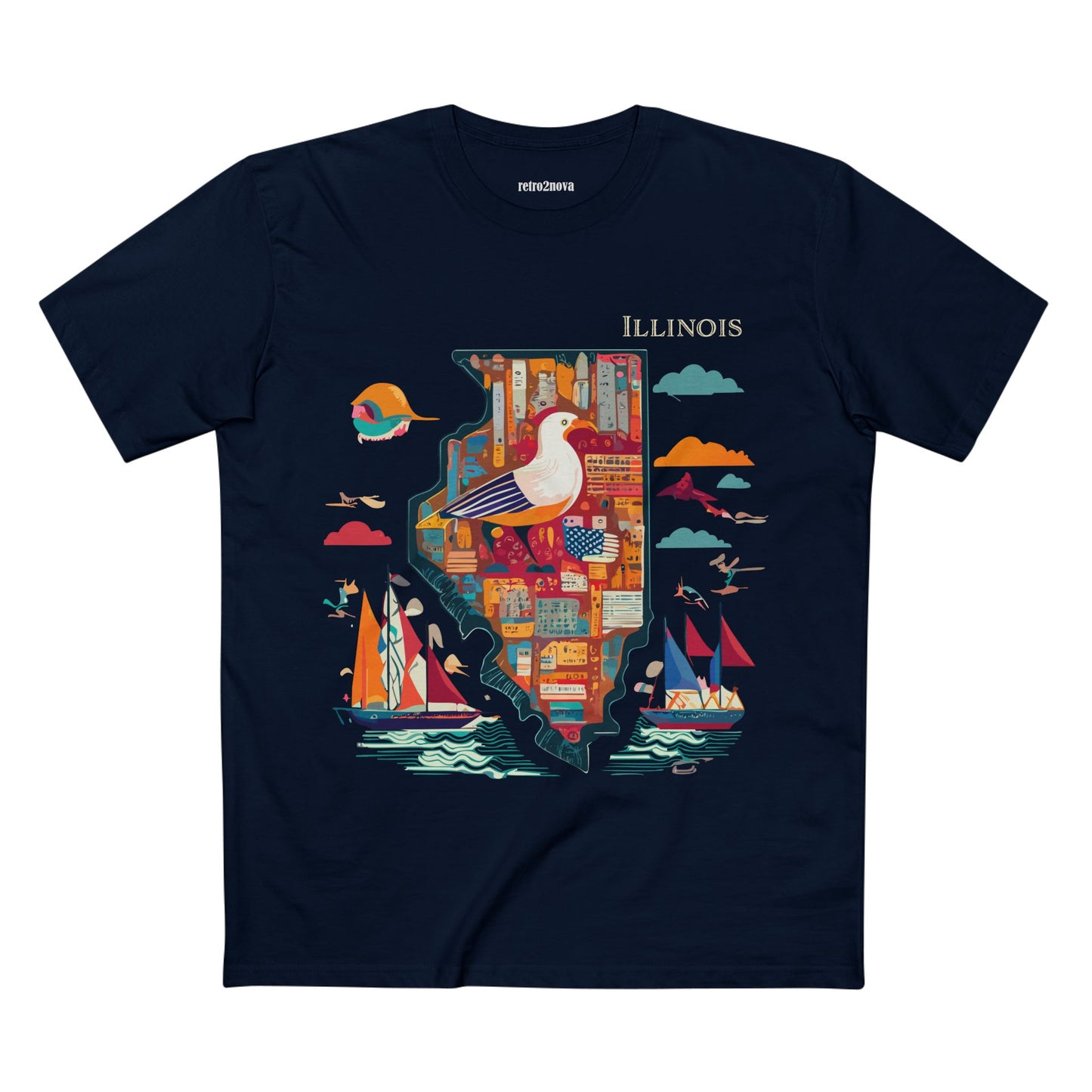 US State Shirts, Illinois Shirt
