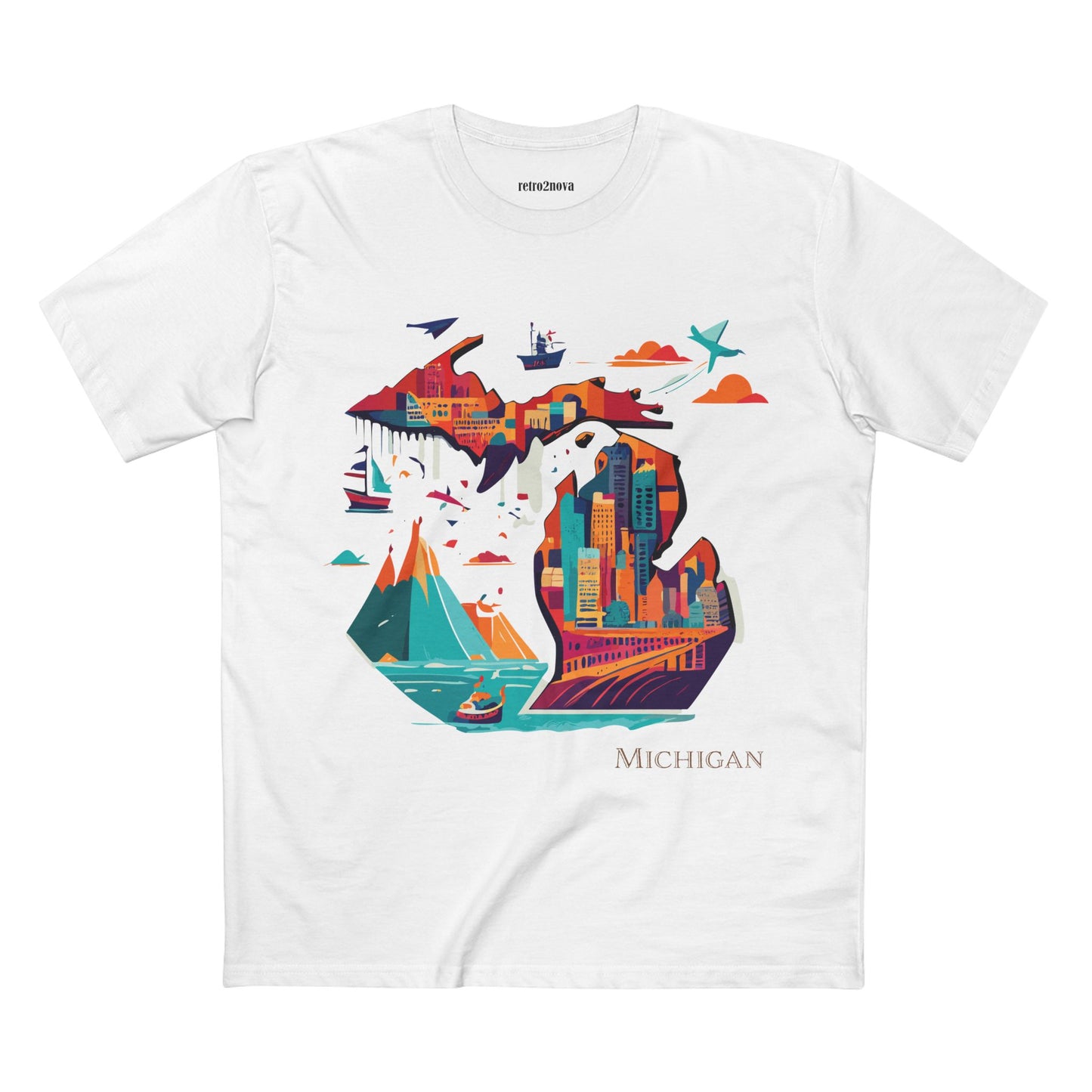 US State Shirts, Michigan Shirt