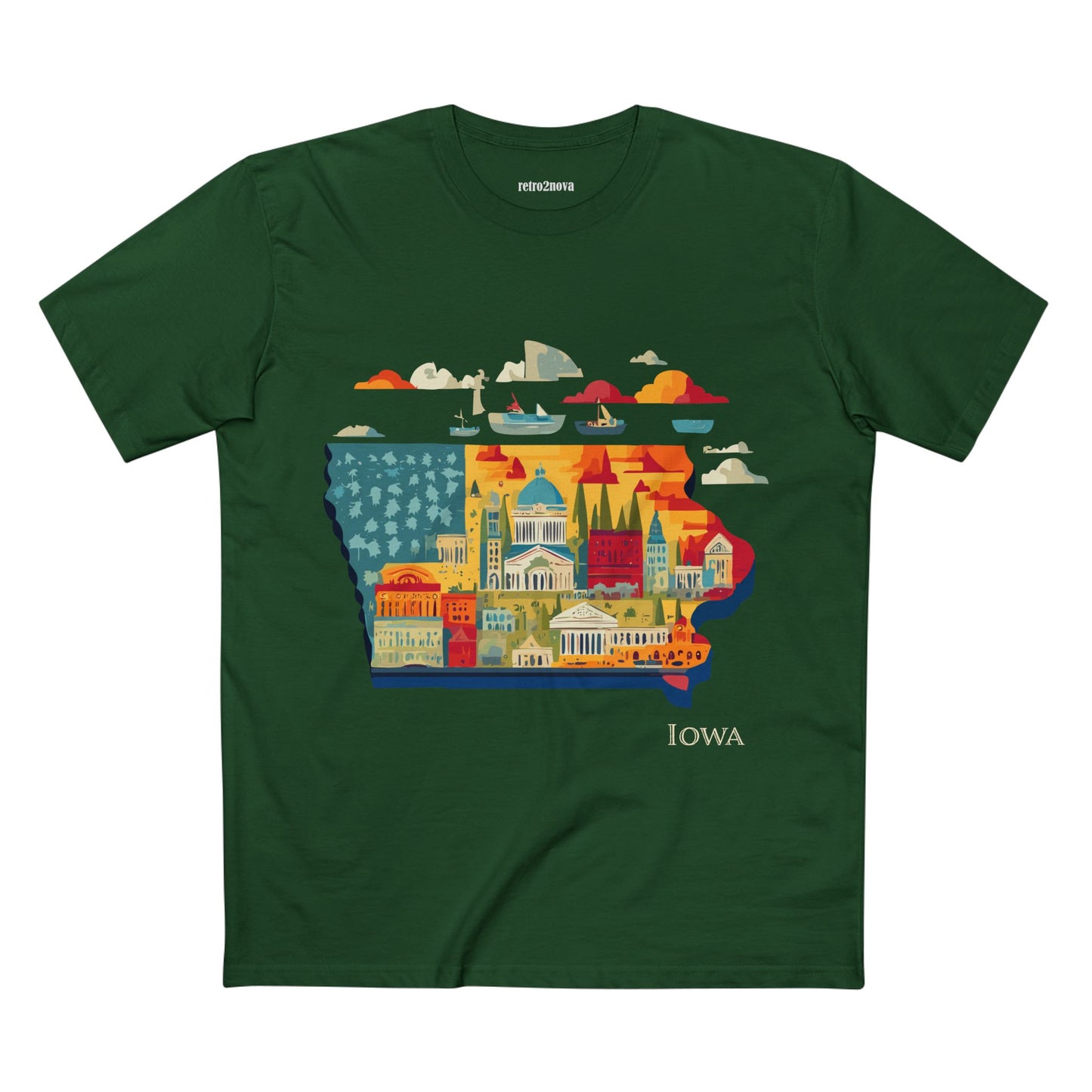 US State Shirts, Iowa Shirt