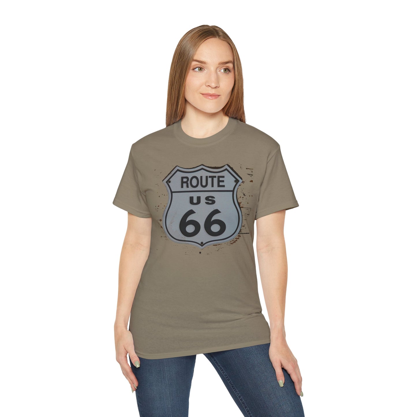 Route 66 Tee Shirt, Route 66 Graphic T‑Shirt, Vintage Graphic T-Shirt, Art Design Shirt, Route 66 US Tee Shirts