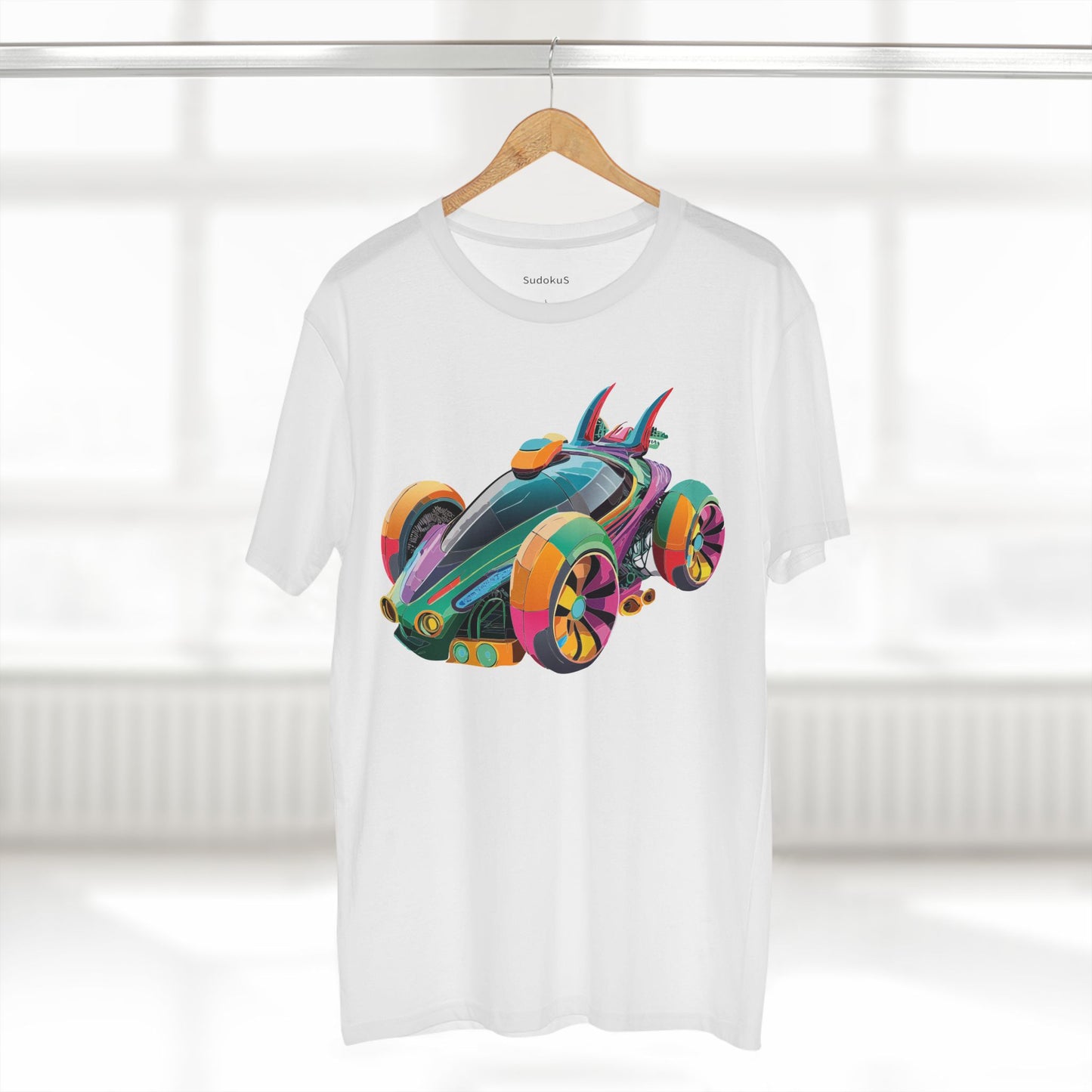 Car Shirt Hot Wheels Unisex Premium Cotton With Unique Art Design Preshrunk Regular Fit Crew Neck