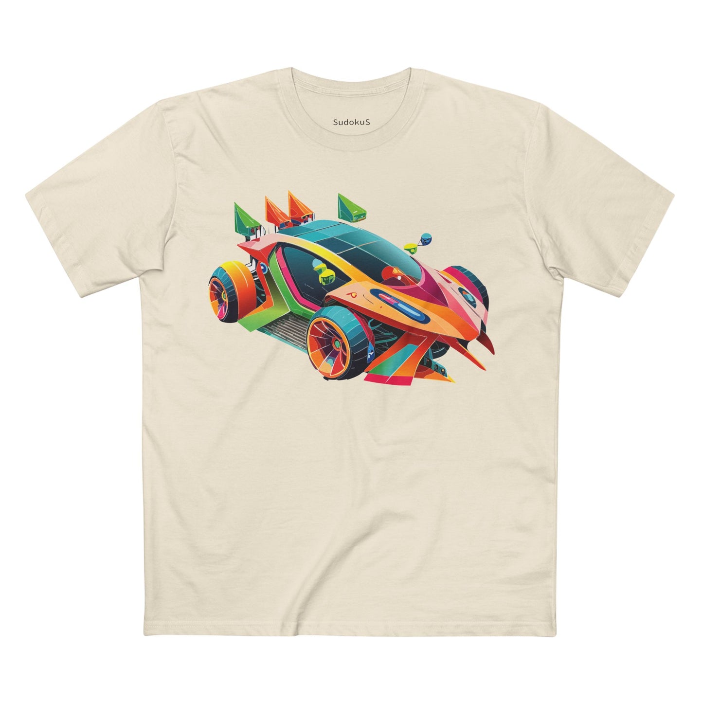 Unisex Hot Wheels Car Shirt Premium Cotton Tee With Unique Art Design Regular Fit Crew Neck Comfort